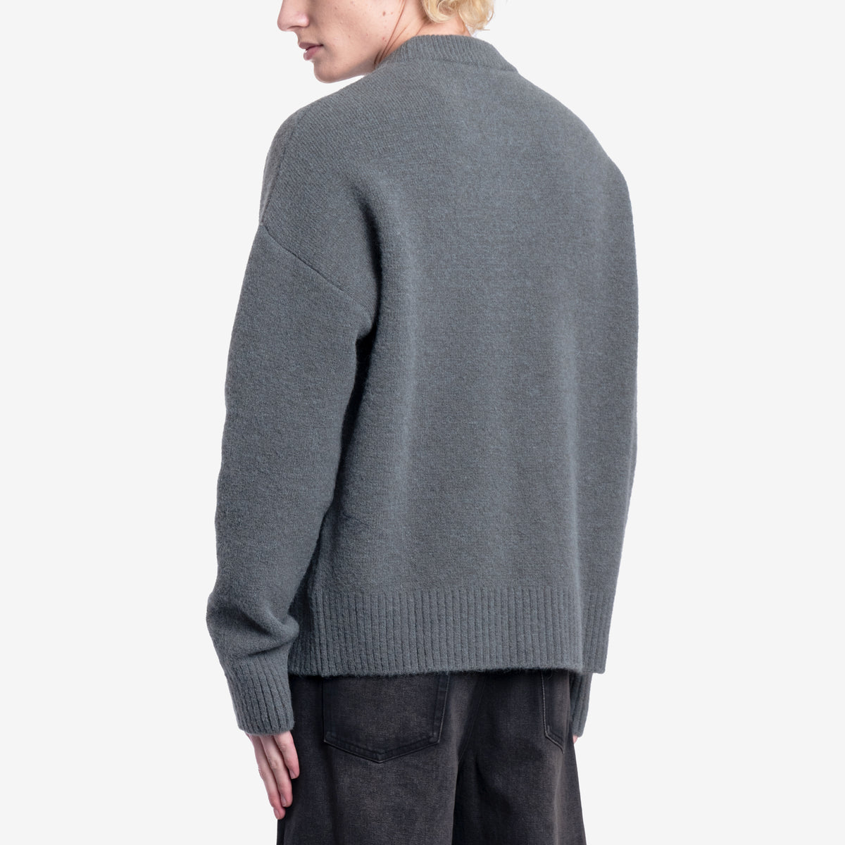 AMI Off White ADC Sweater Antique Clay - 4
