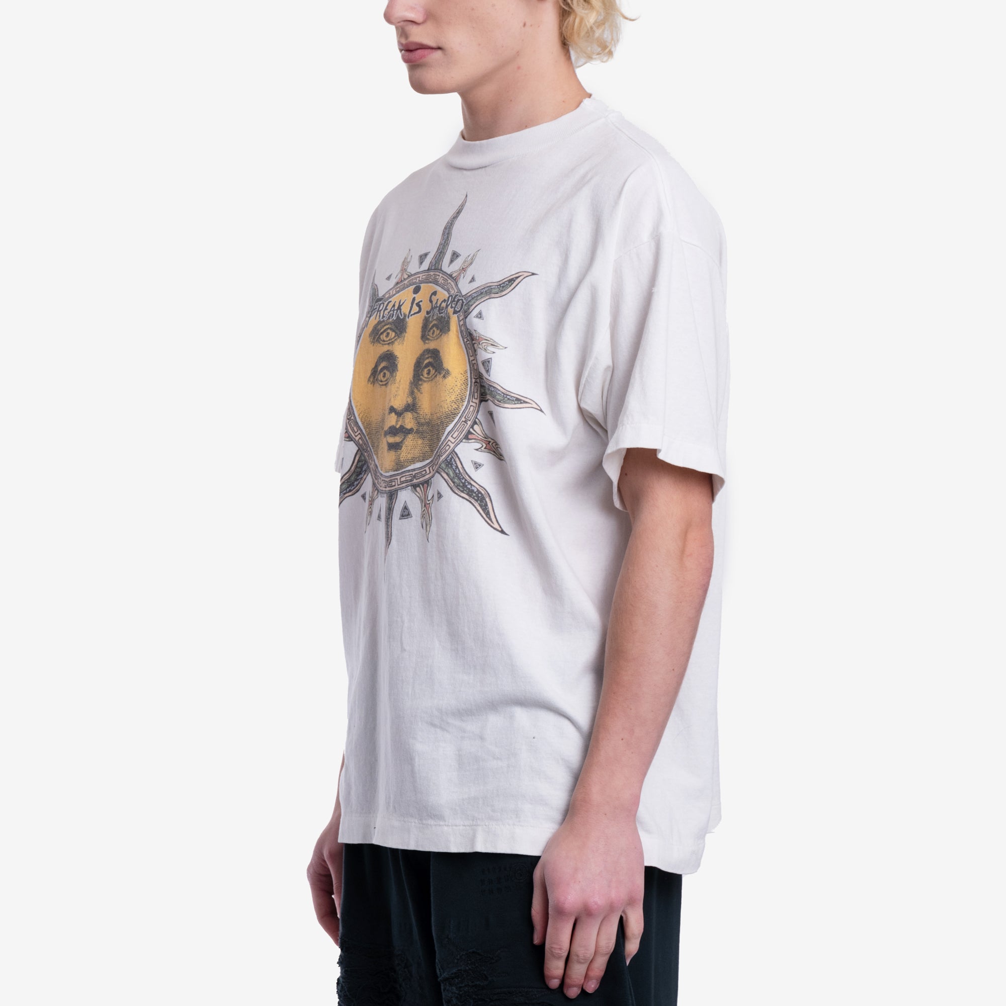 Saint Mxxxxxx Cactus Plant Flea Market Sun T-Shirt White - 3