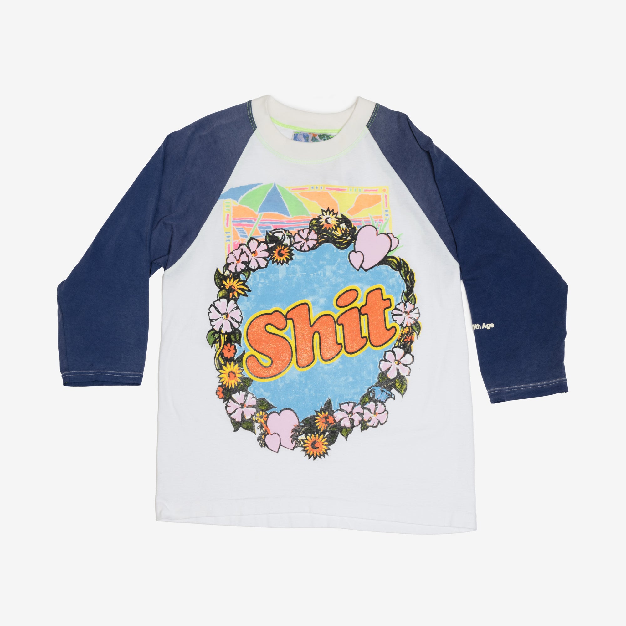 Better With Age Shit Fuck Raglan T-Shirt Multi - 5