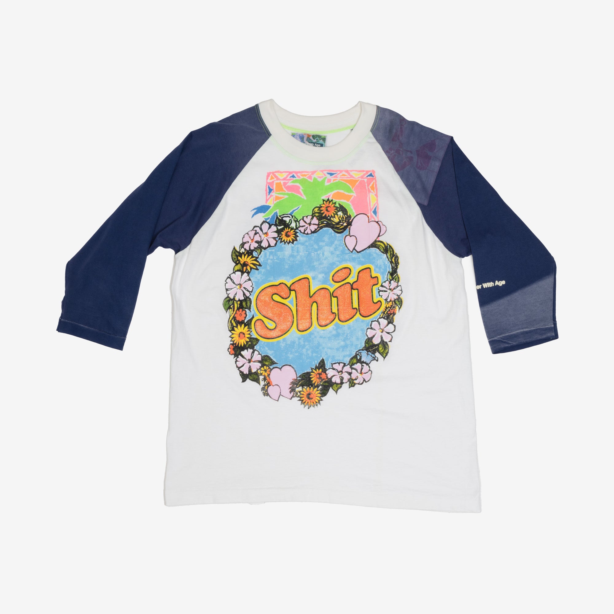 Better With Age Shit Fuck Raglan T-Shirt Multi - 7