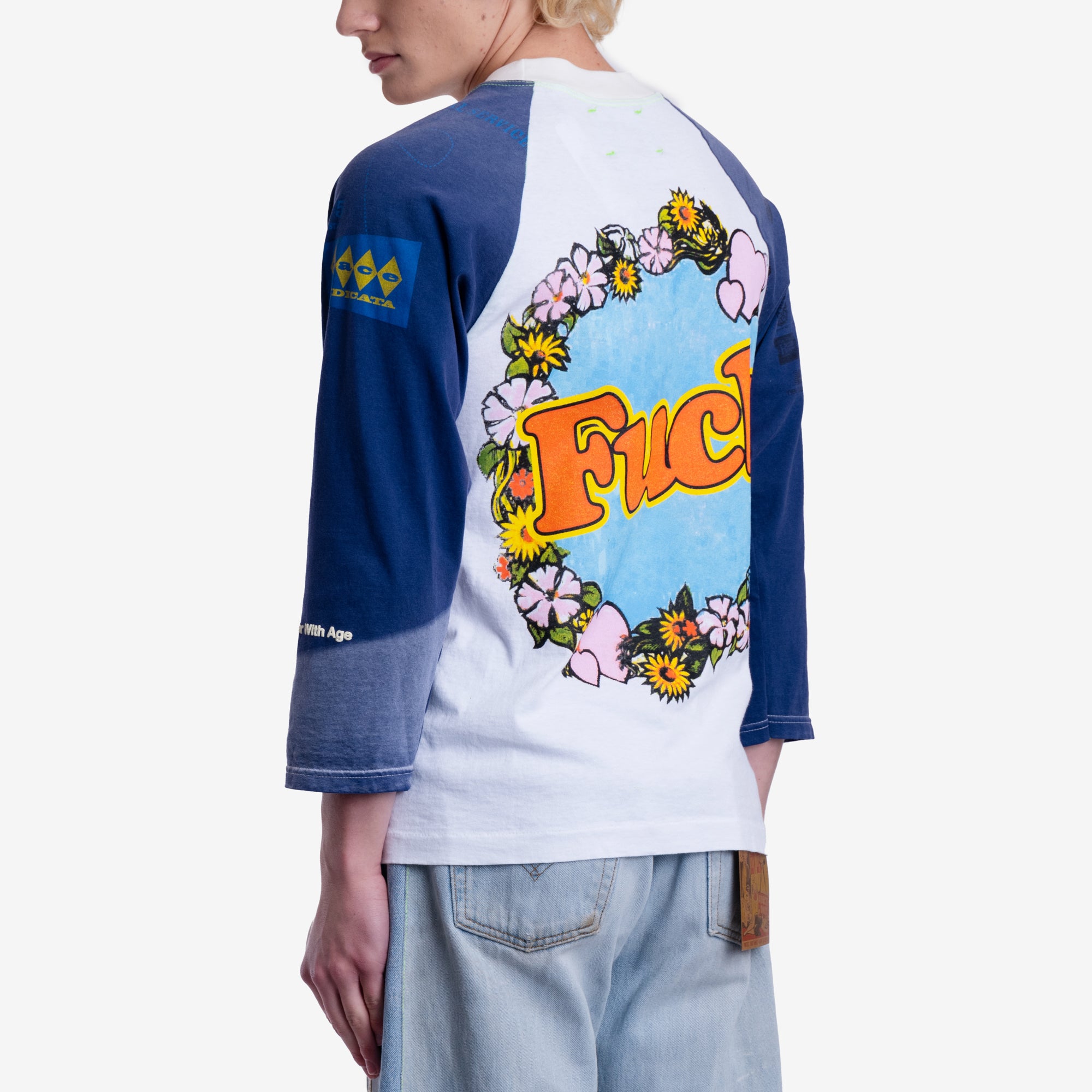 Better With Age Shit Fuck Raglan T-Shirt Multi - 4