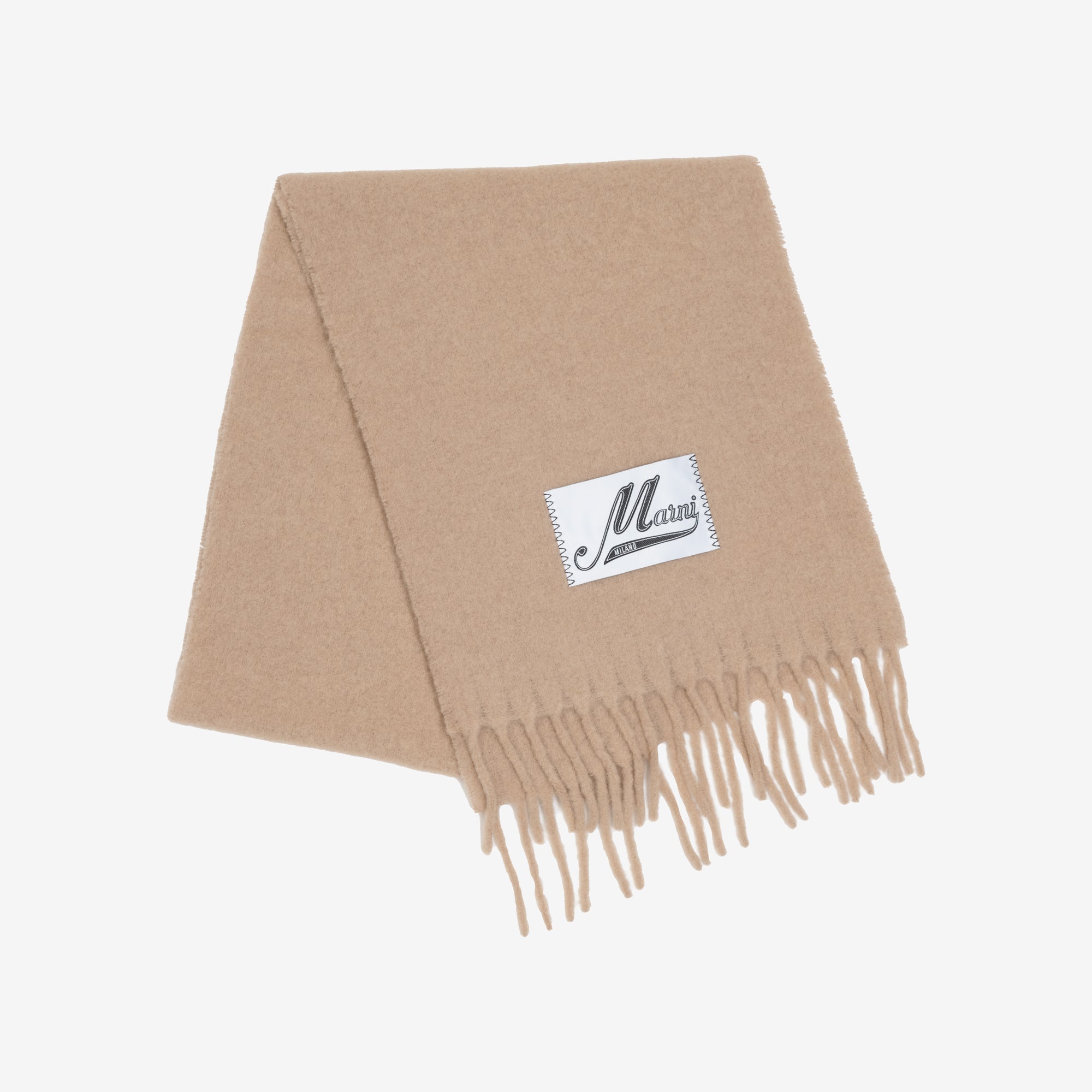 MARNI Brushed Alpaca Scarf Pompeii - 1