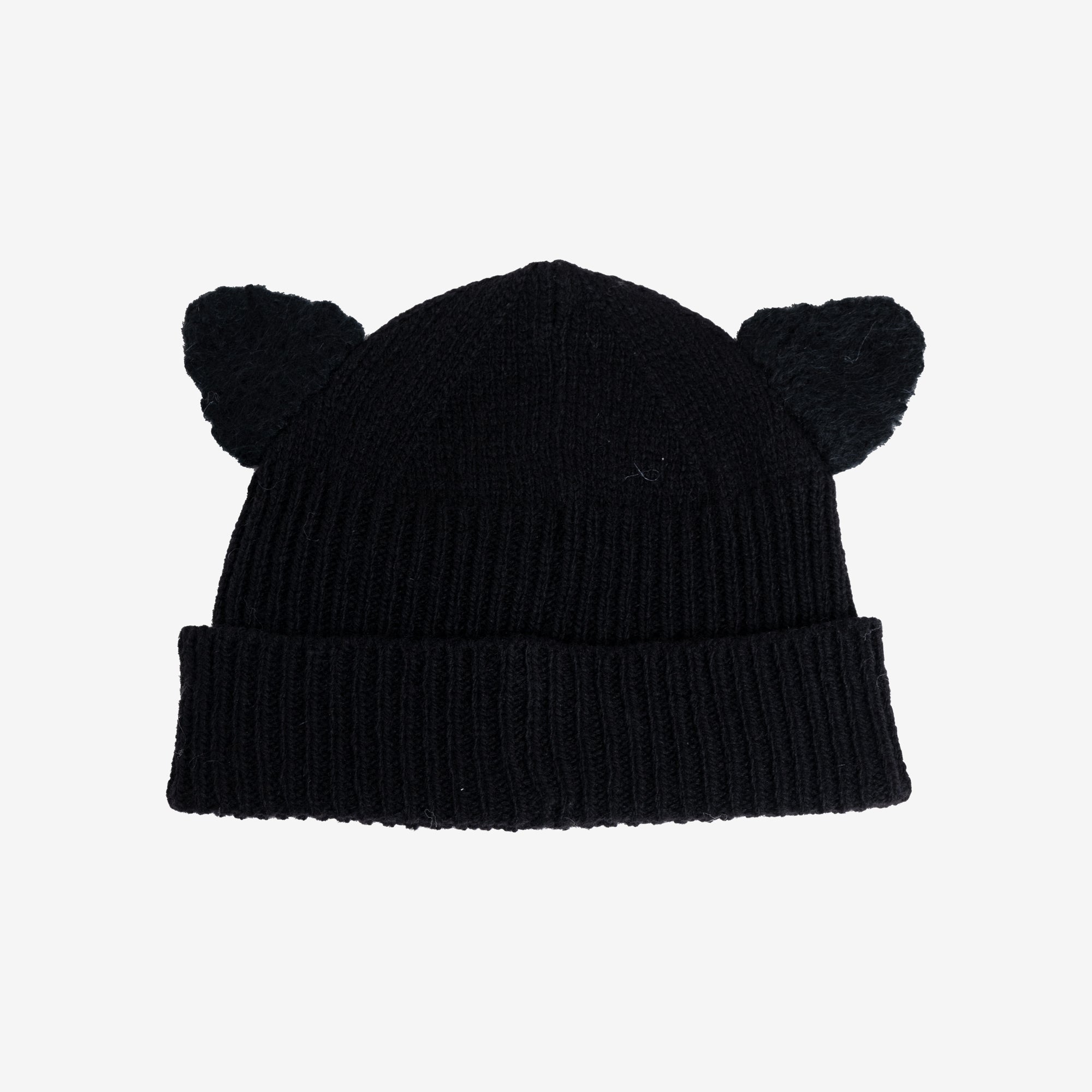 MARNI Ears Mohair Beanie Black - 3