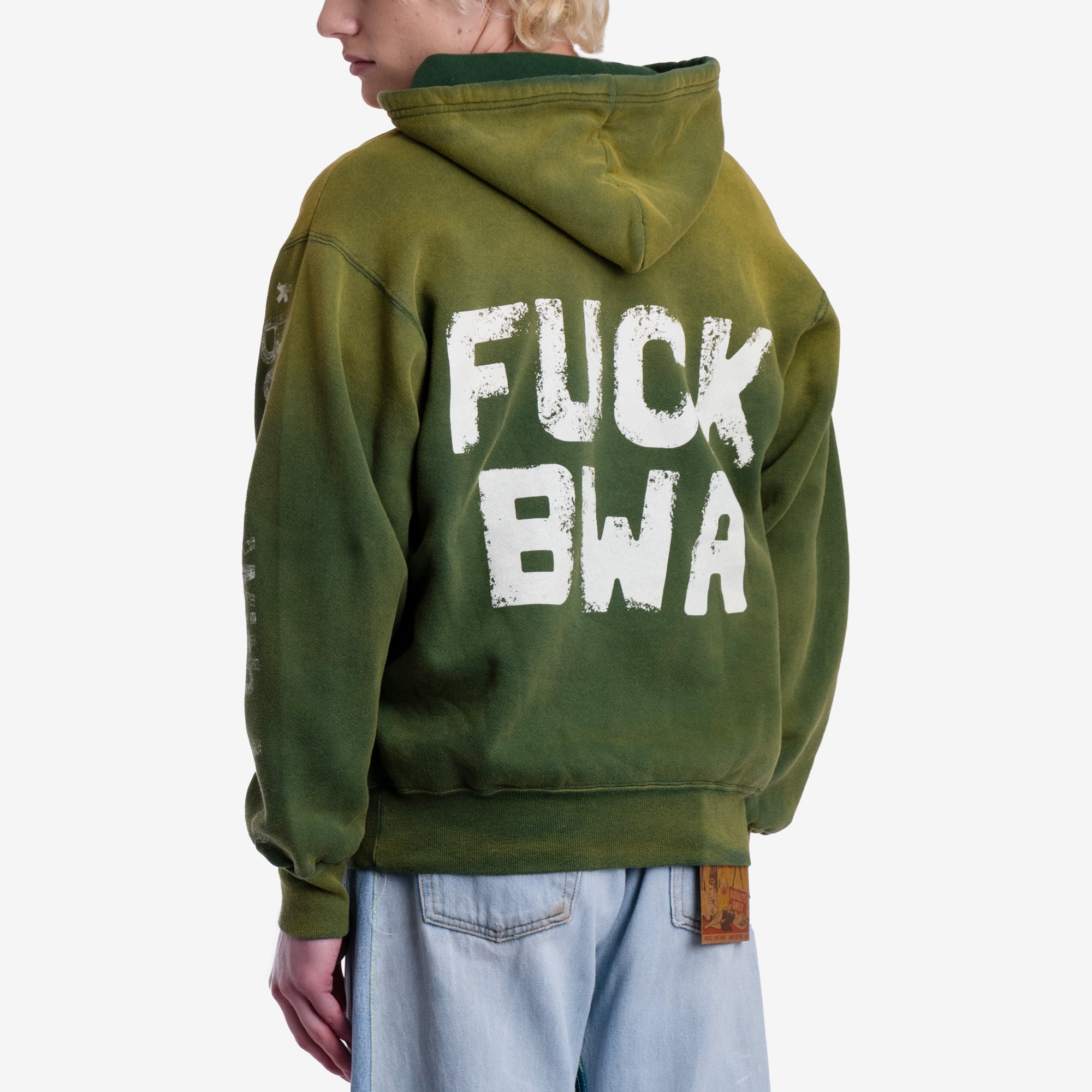 Better With Age Protest Art Hoody Green - 4