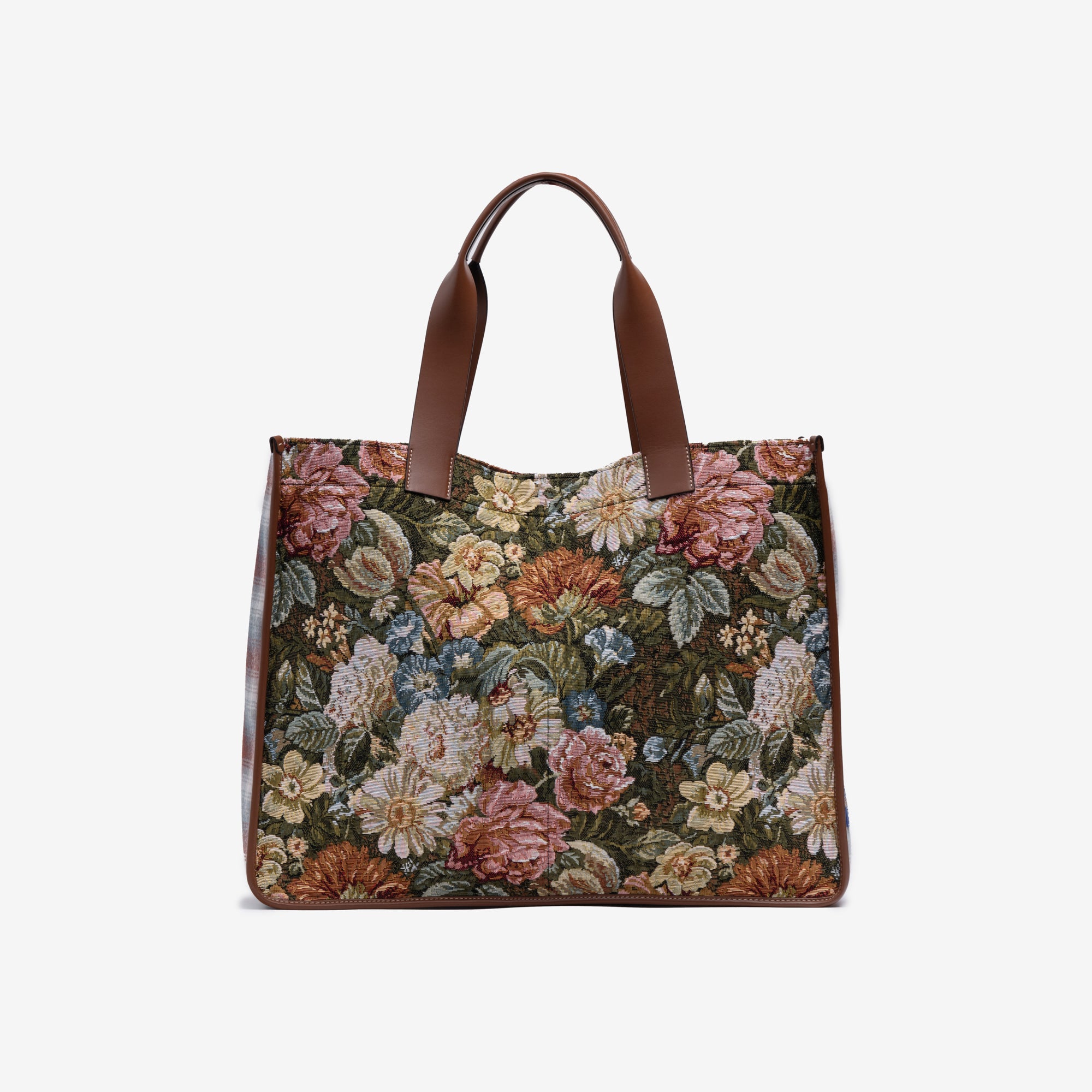 Maison Margiela Cabas Large Shopping Bag Green Floral - 4