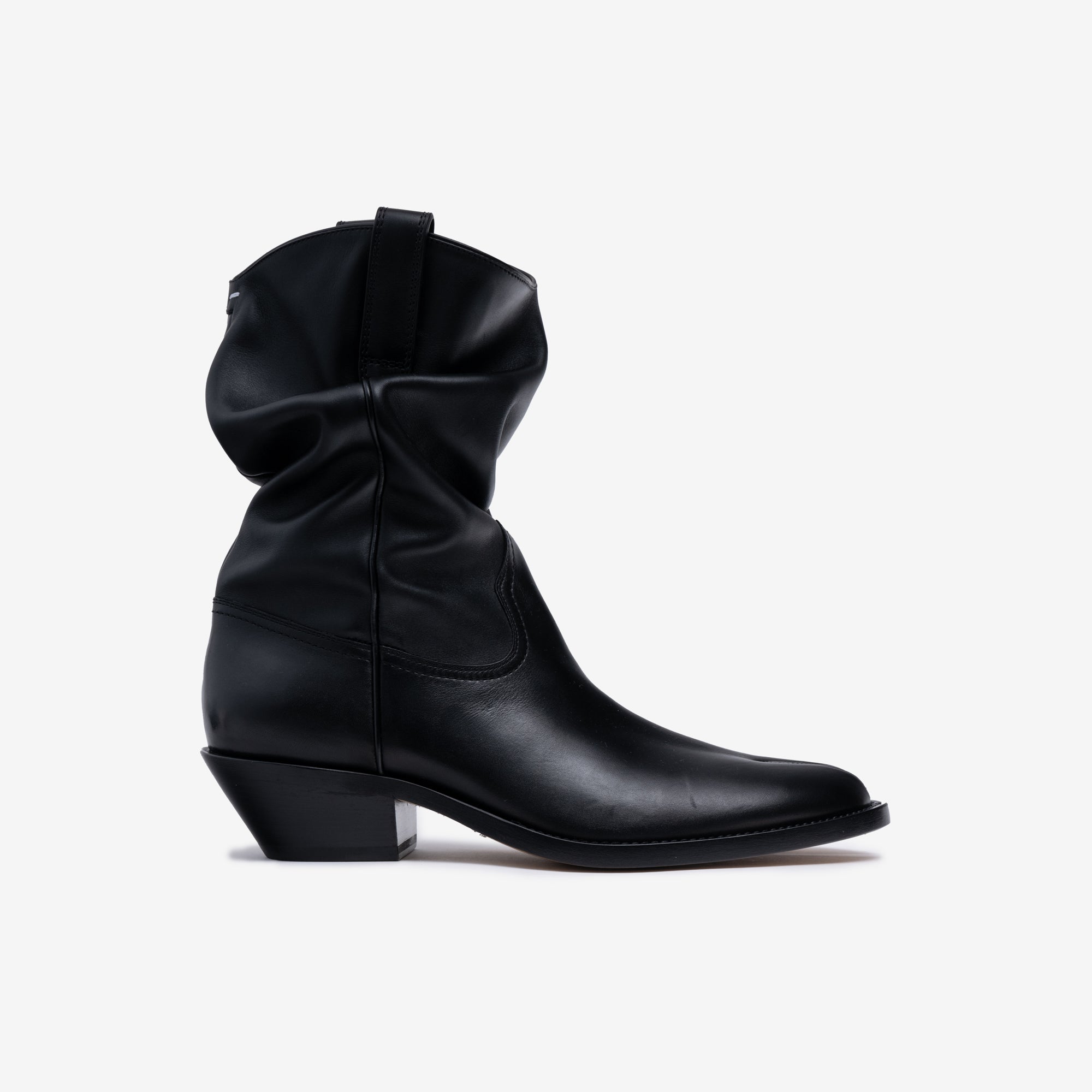 Maison Margiela Womens Tabi Western Boots Black - 3