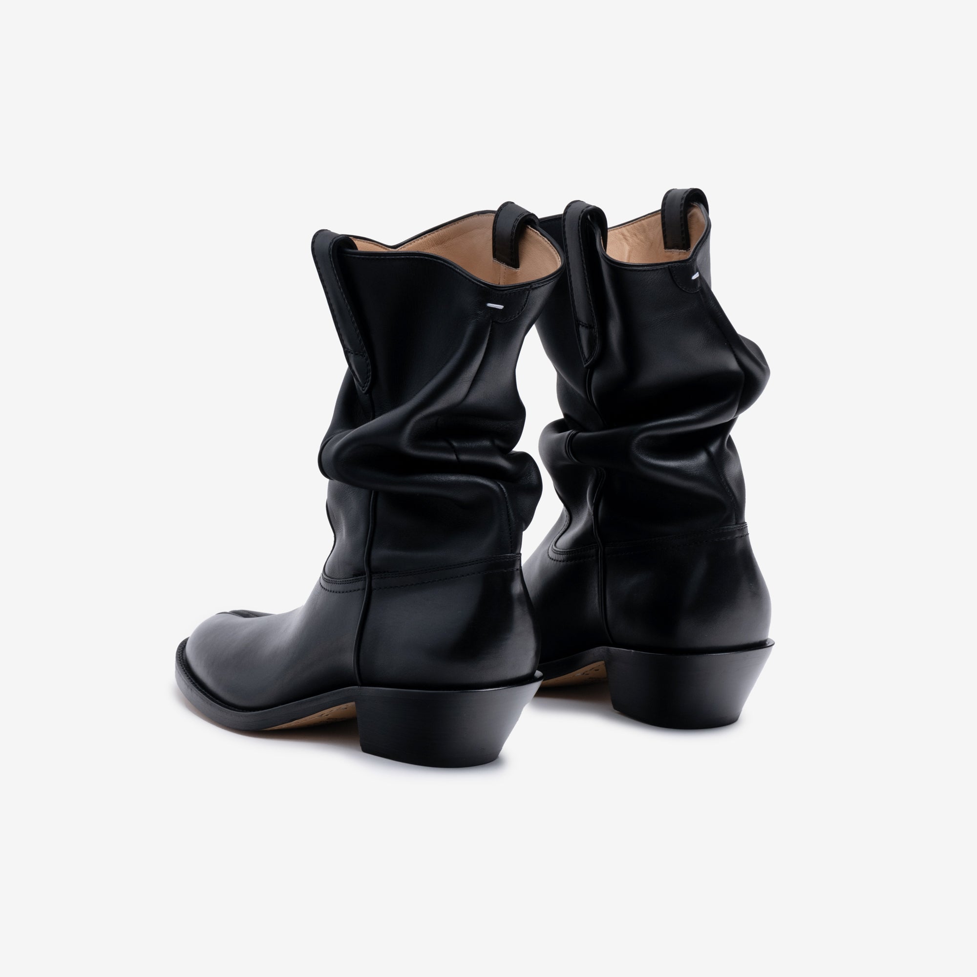 Maison Margiela Womens Tabi Western Boots Black - 5
