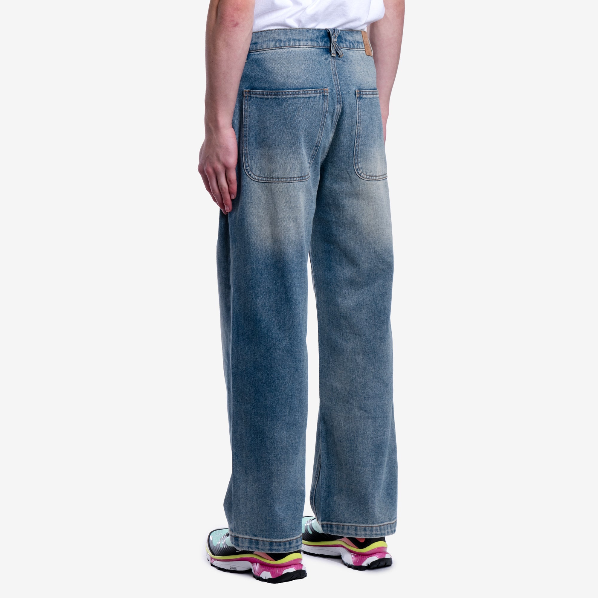 KidSuper Printed Dove Jeans Blue - 4