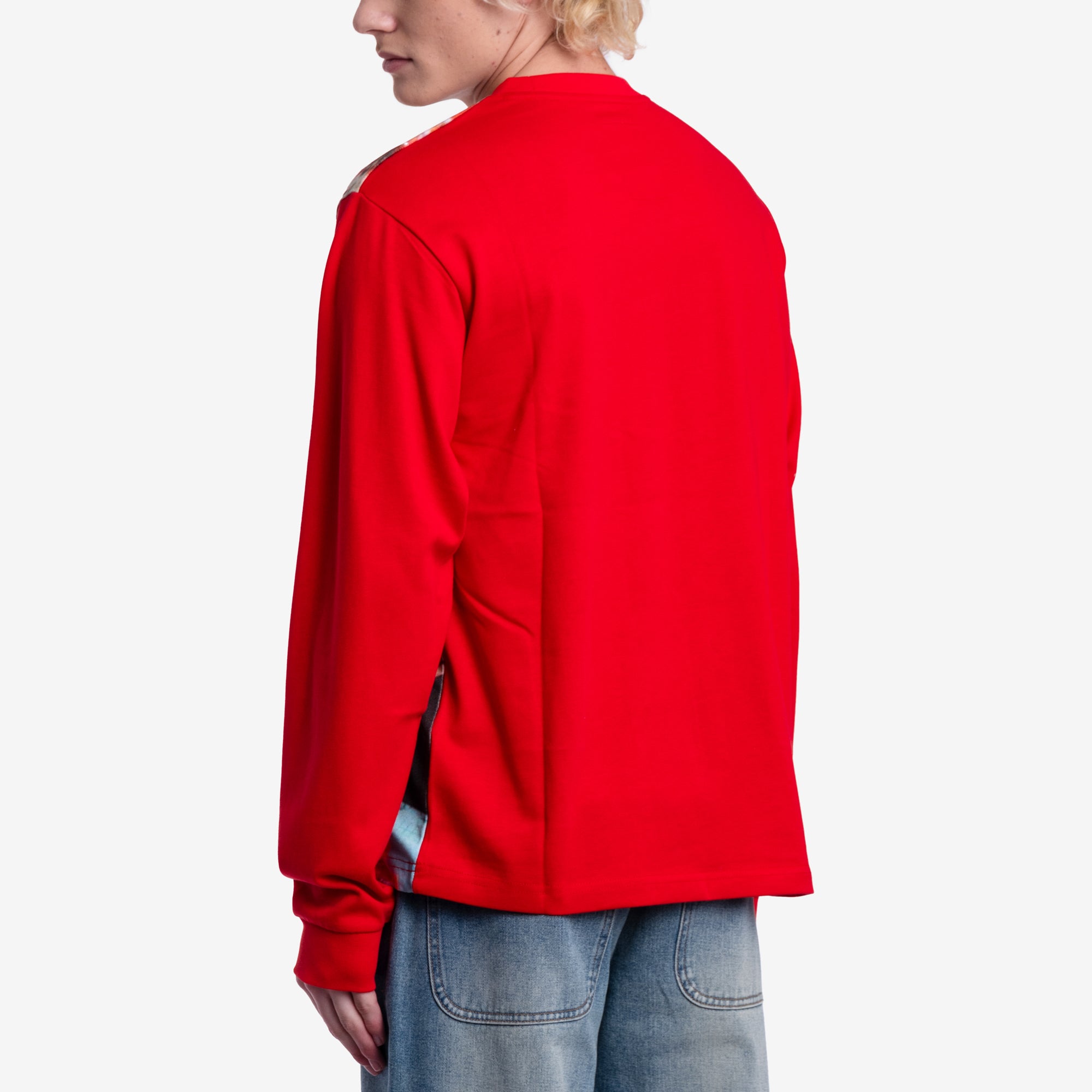 KidSuper Ronaldinho Long Sleeve T-Shirt Red - 4