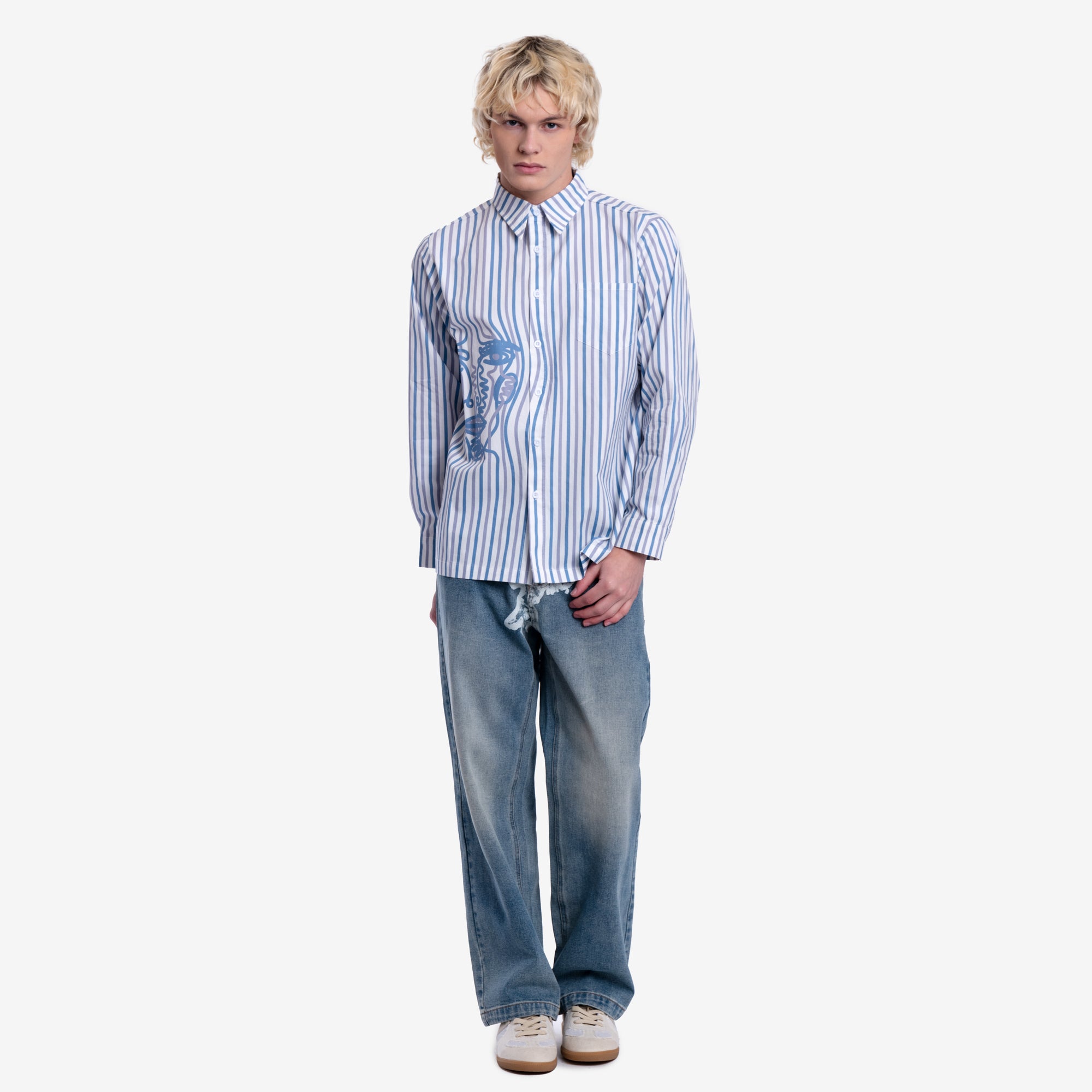 Photo of KidSuper Striped Face Shirt - 2