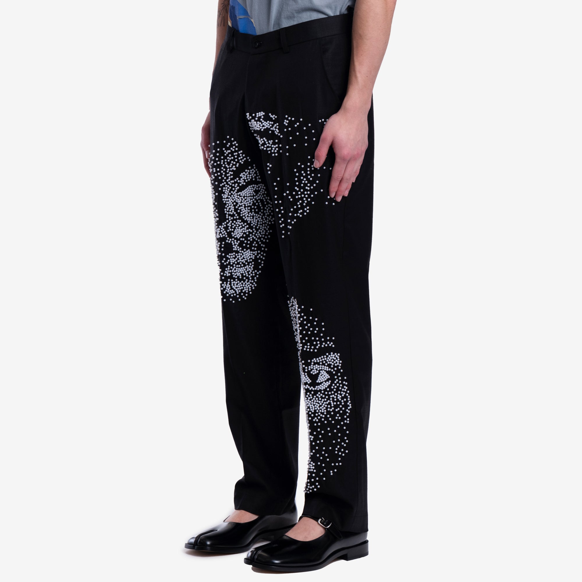 Photo of KidSuper Faces Beaded Suit Pants - 3