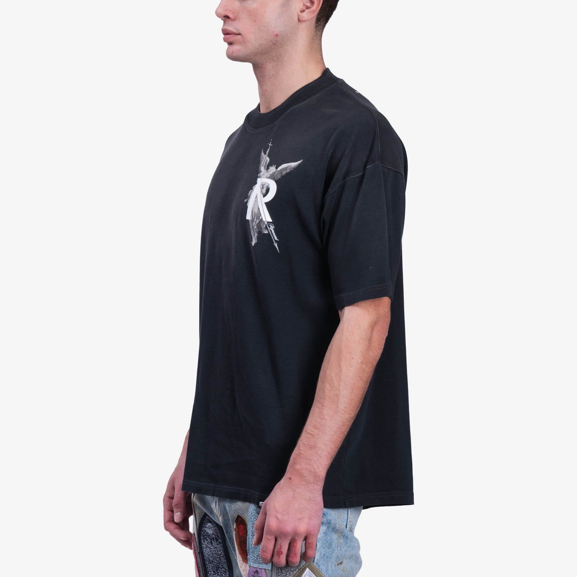 Represent Archangel T-Shirt Stained Black - 3