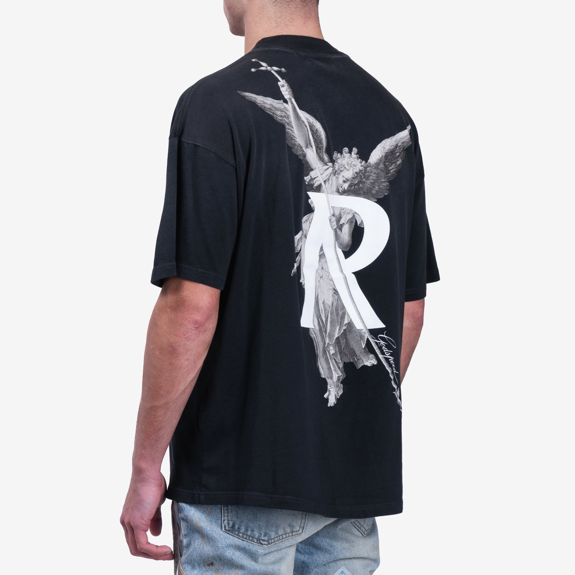Represent Archangel T-Shirt Stained Black - 4
