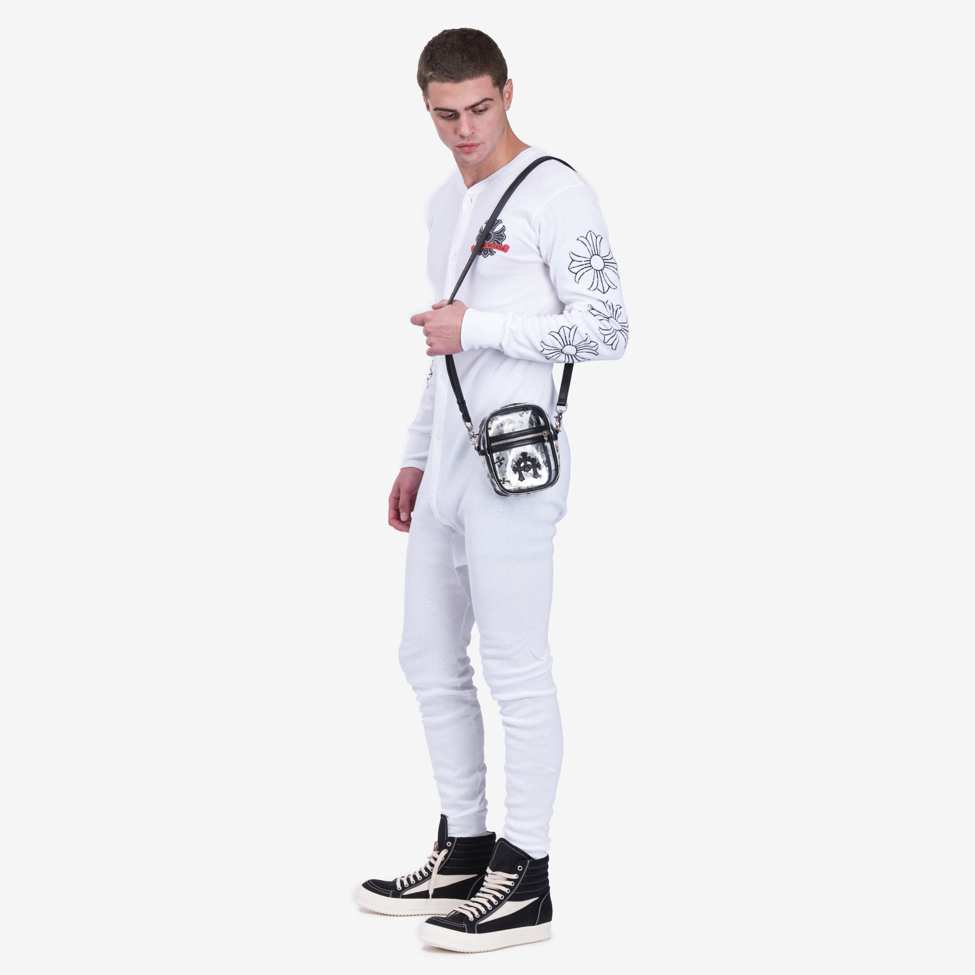 Chrome Hearts CH Horseshoe Plus Onesie White - 2