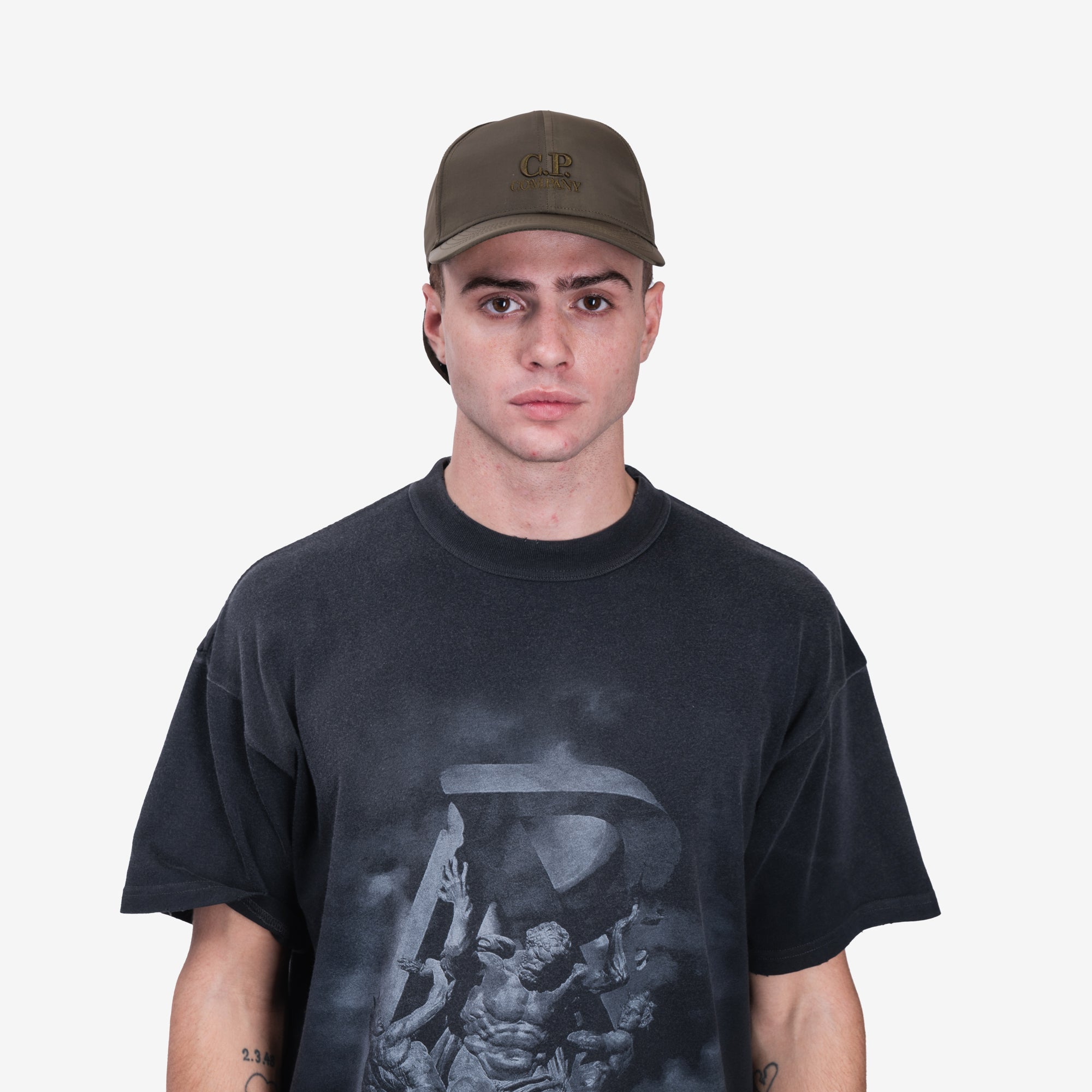 C.P. Company Chrome - R Goggle Cap Ivy Green - 2