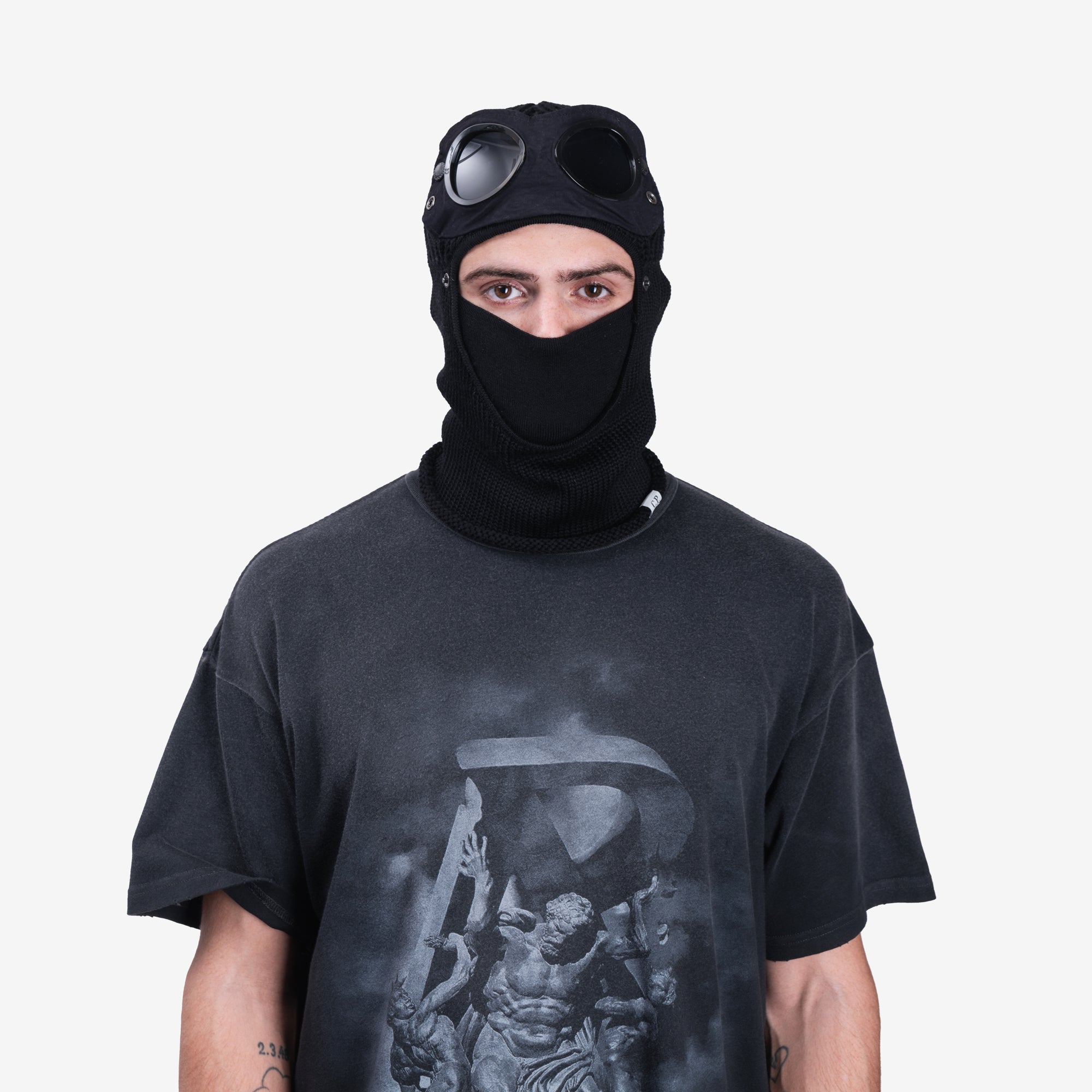 Photo of C.P. Company Extra Fine Wool Goggle Balaclava - 2