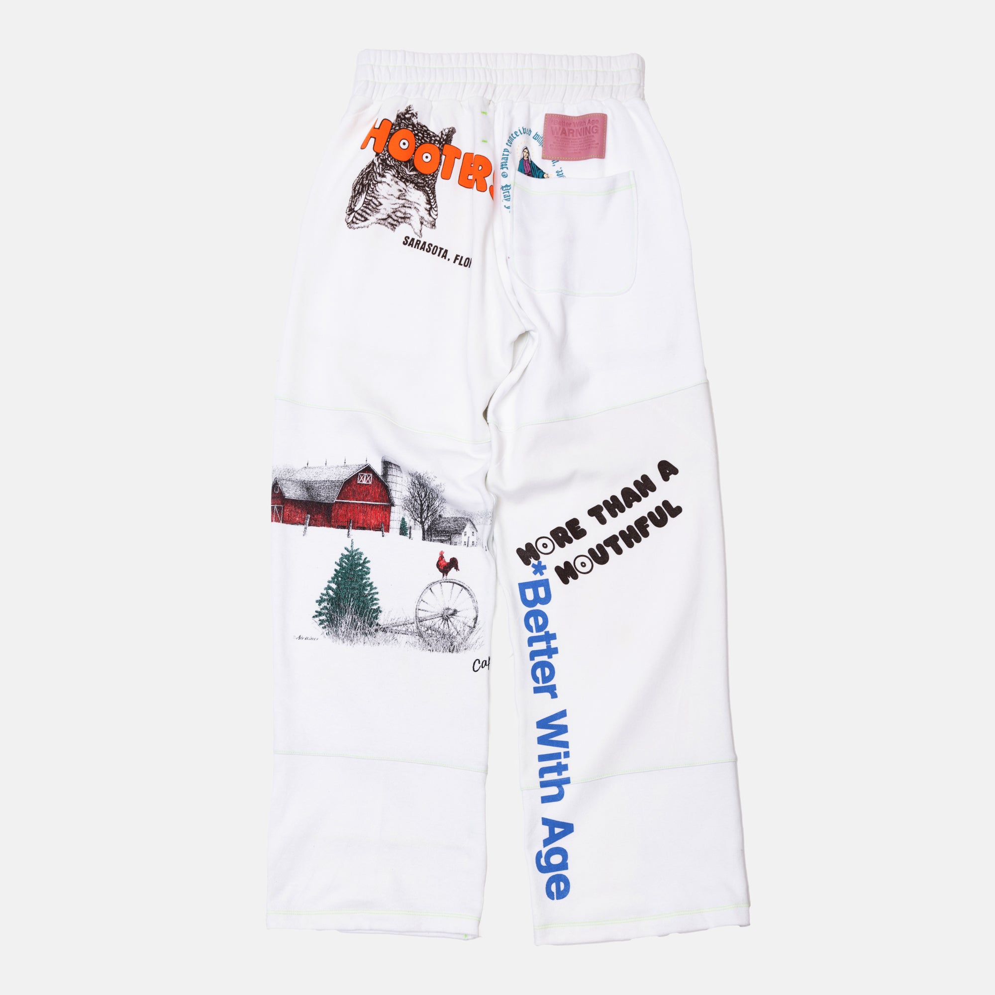 Better With Age Remoir Sweatpants White - 5