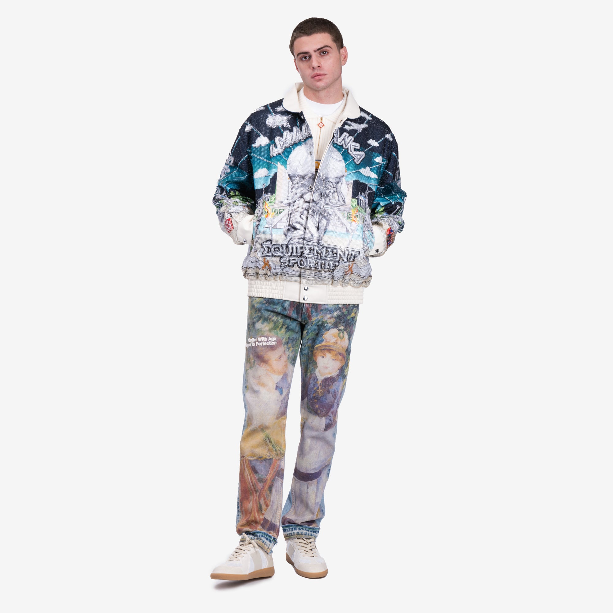Casablanca Le Temple du Sport Crystal Bomber Jacket Multi - 2