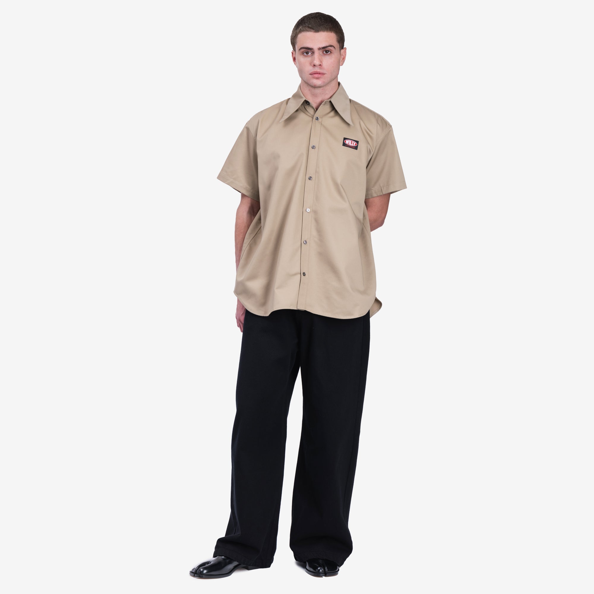 Willy Chavarria Pachuco Work Shirt Khaki - 2
