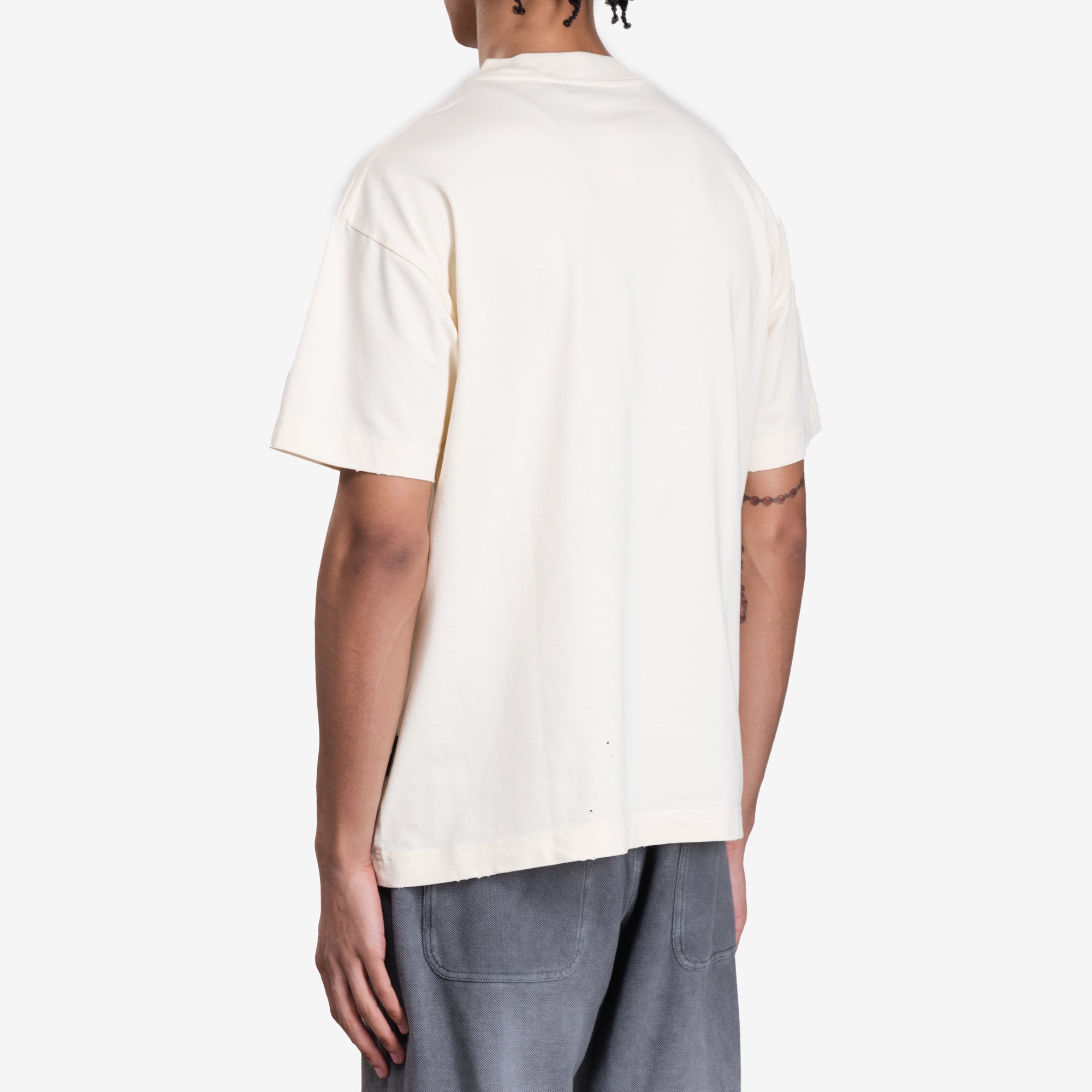 Palm Angels Crossroads Bear T-Shirt Ivory - 4