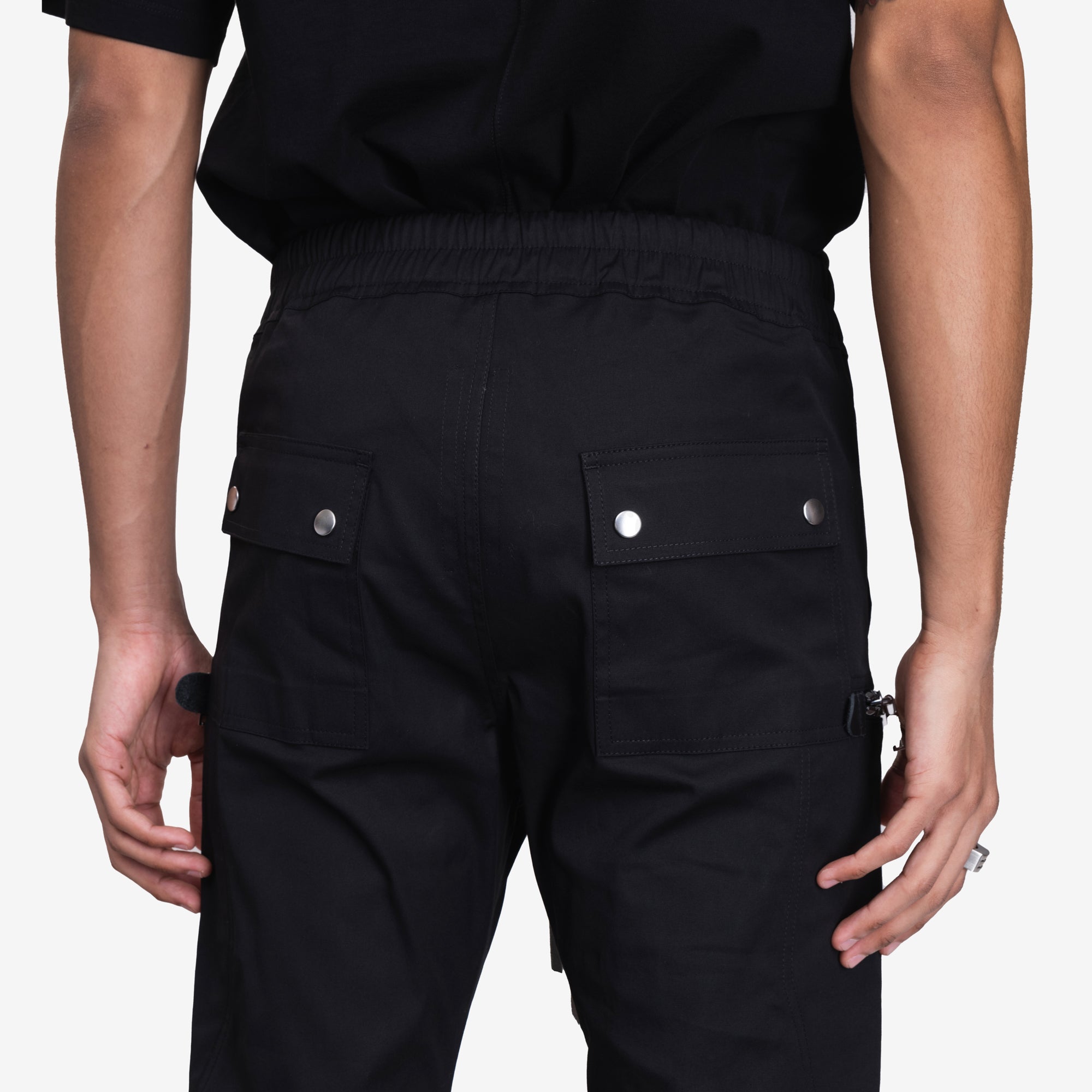 Rick Owens Bauhaus Cargo Pants Black - 6