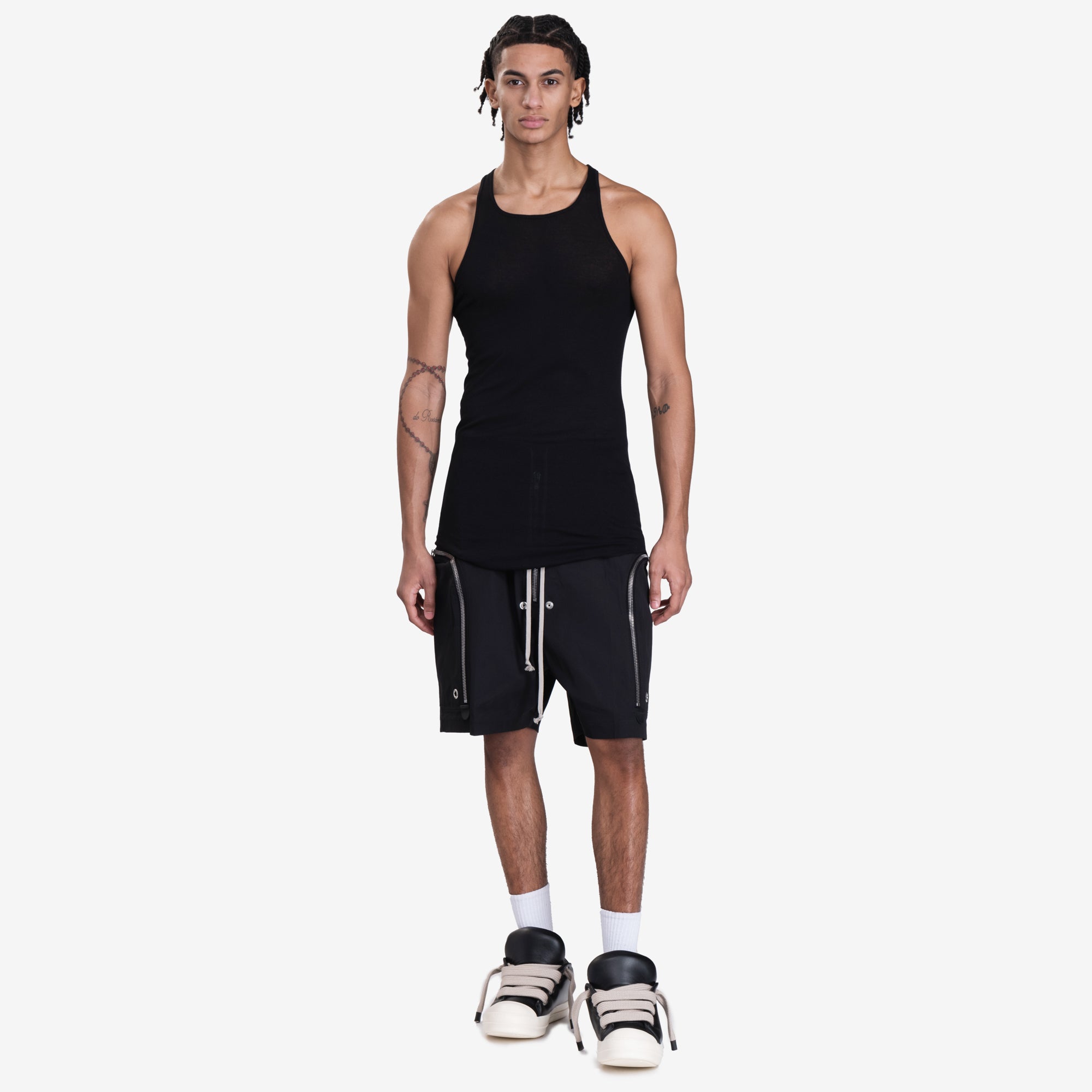 Rick Owens Bauhaus Bela Shorts Black - 2