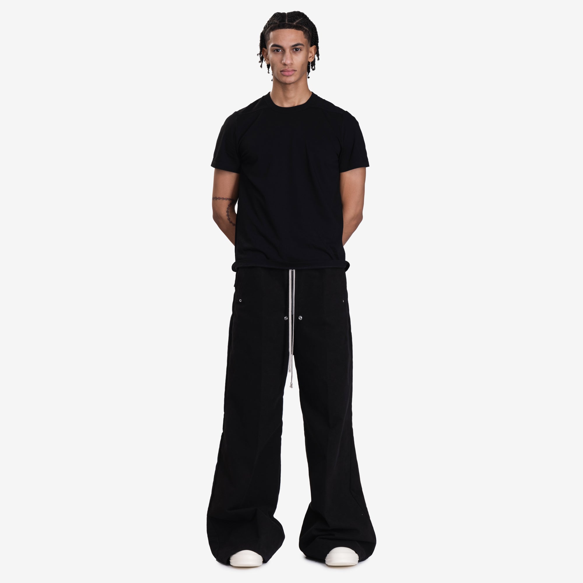 Rick Owens Wide Bela Pants Black - 2