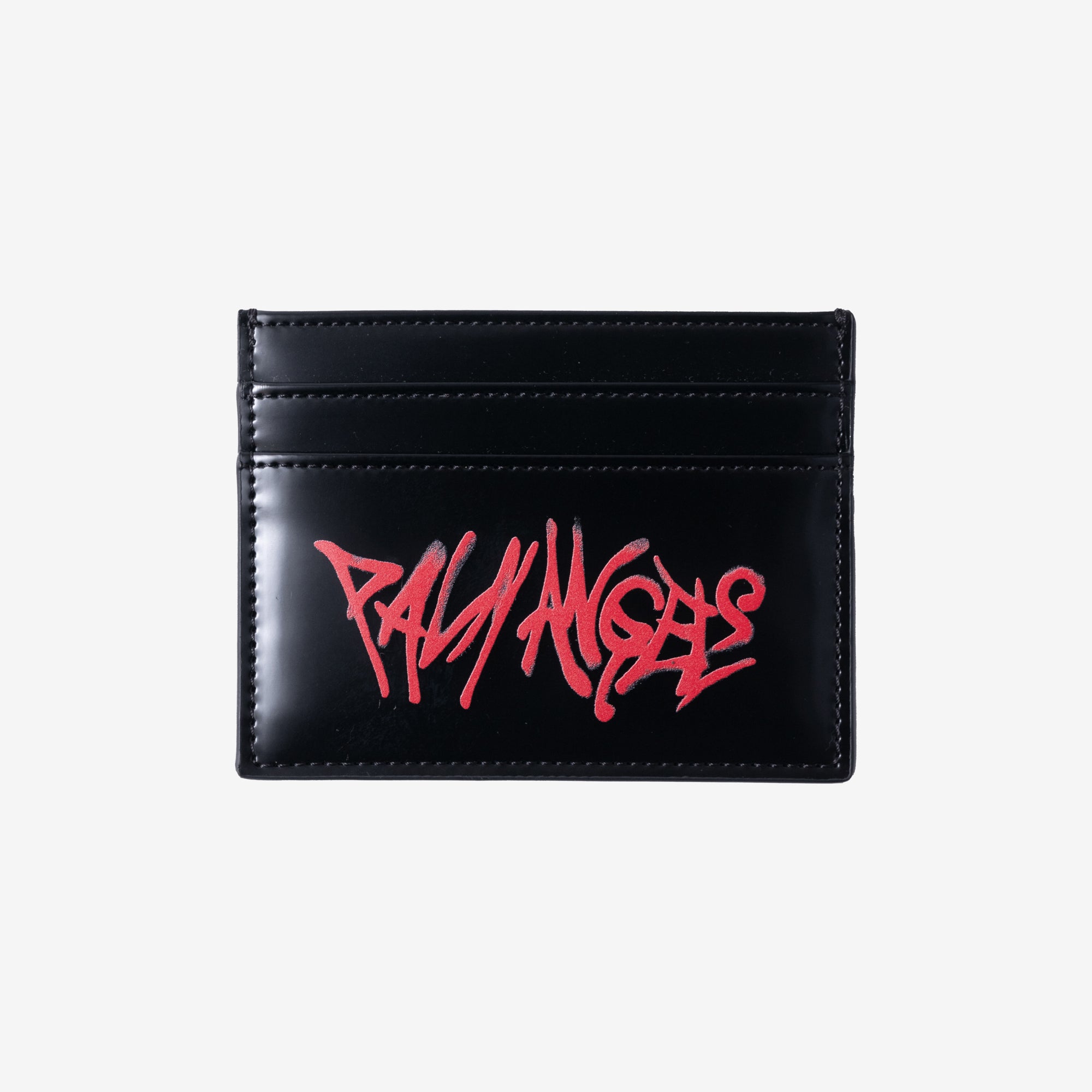 Palm Angels Graffiti Logo Cardholder Black - 1