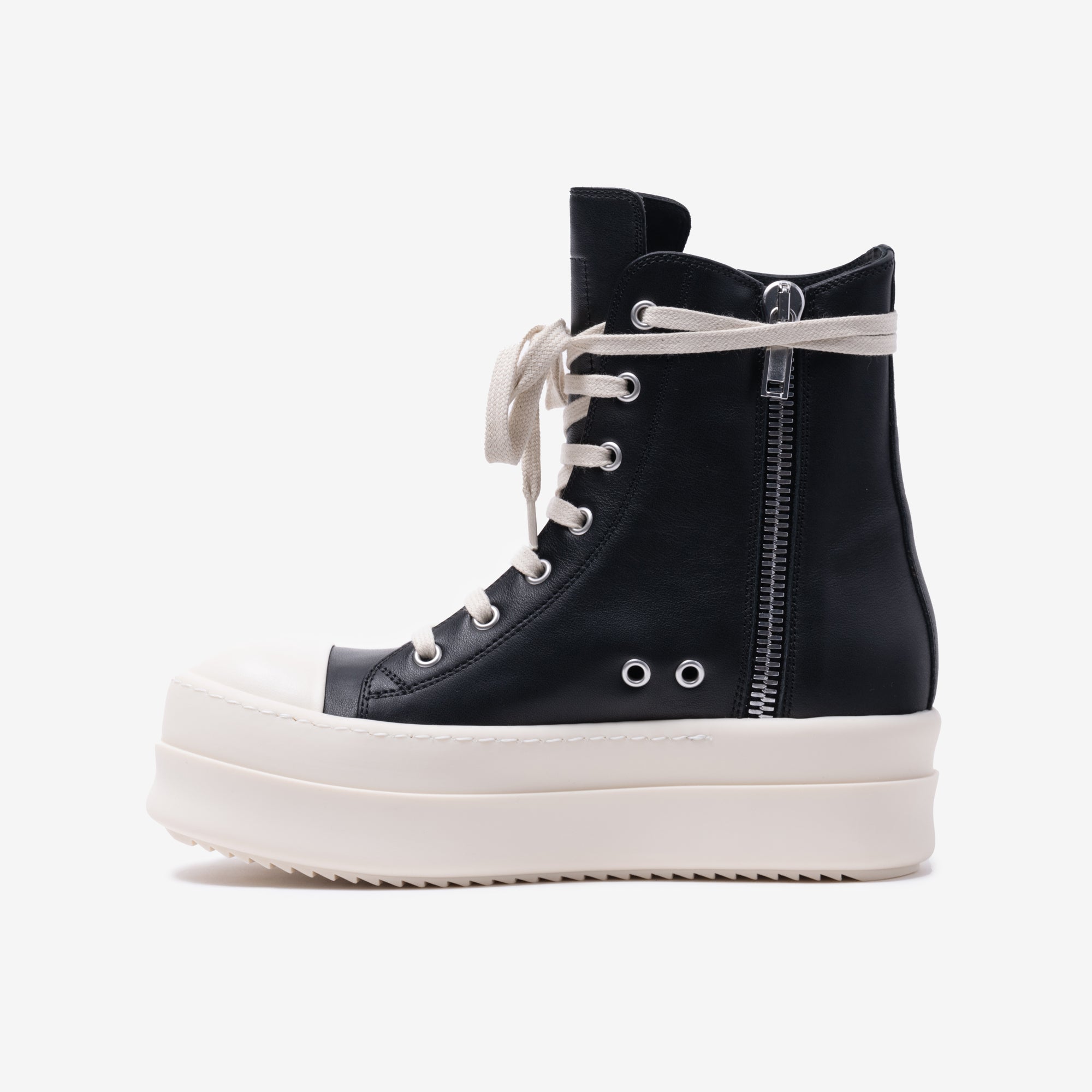 Rick Owens Womens Mega Bumper Sneakers Black - 4