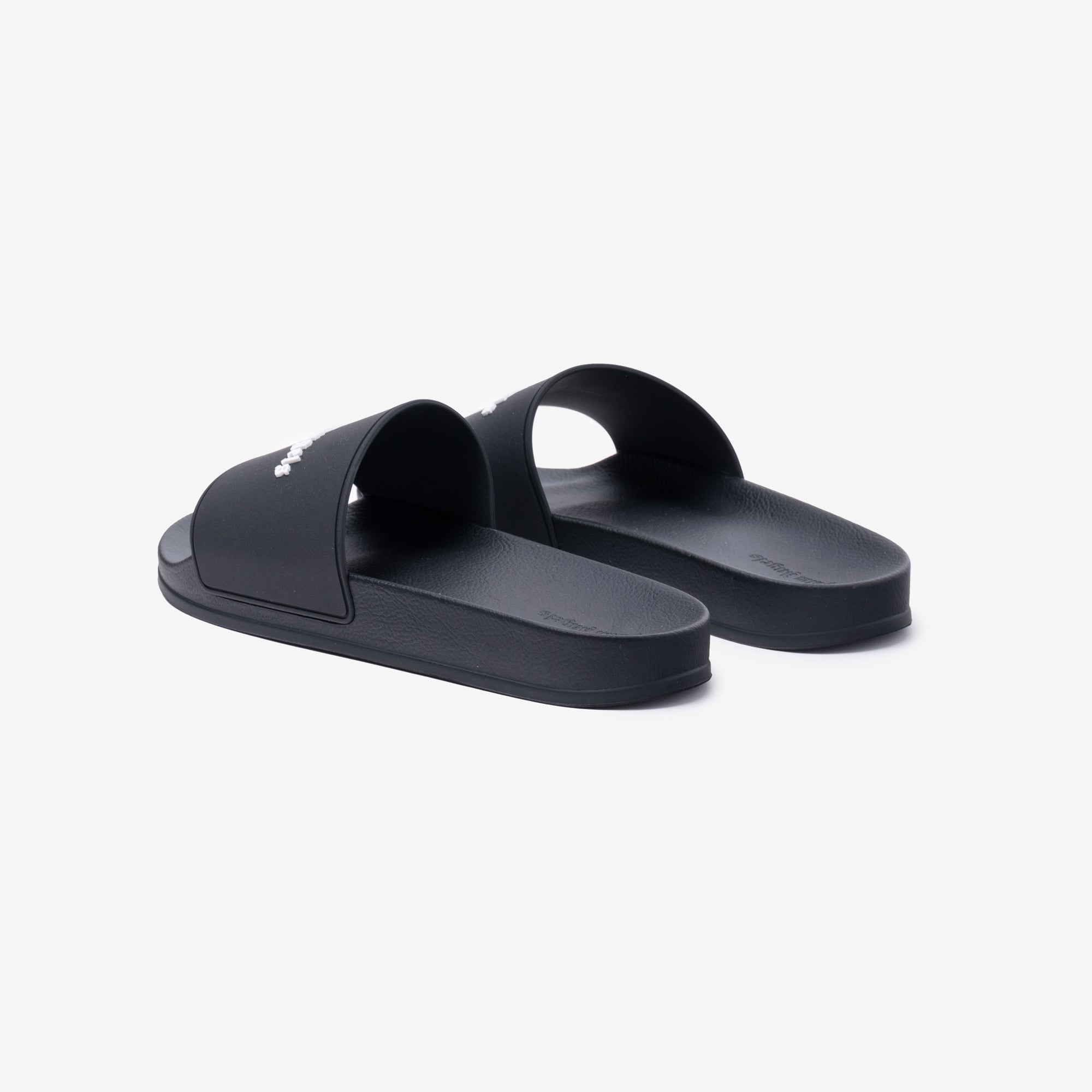 Palm Angels Classic Logo Pool Sliders Black - 4