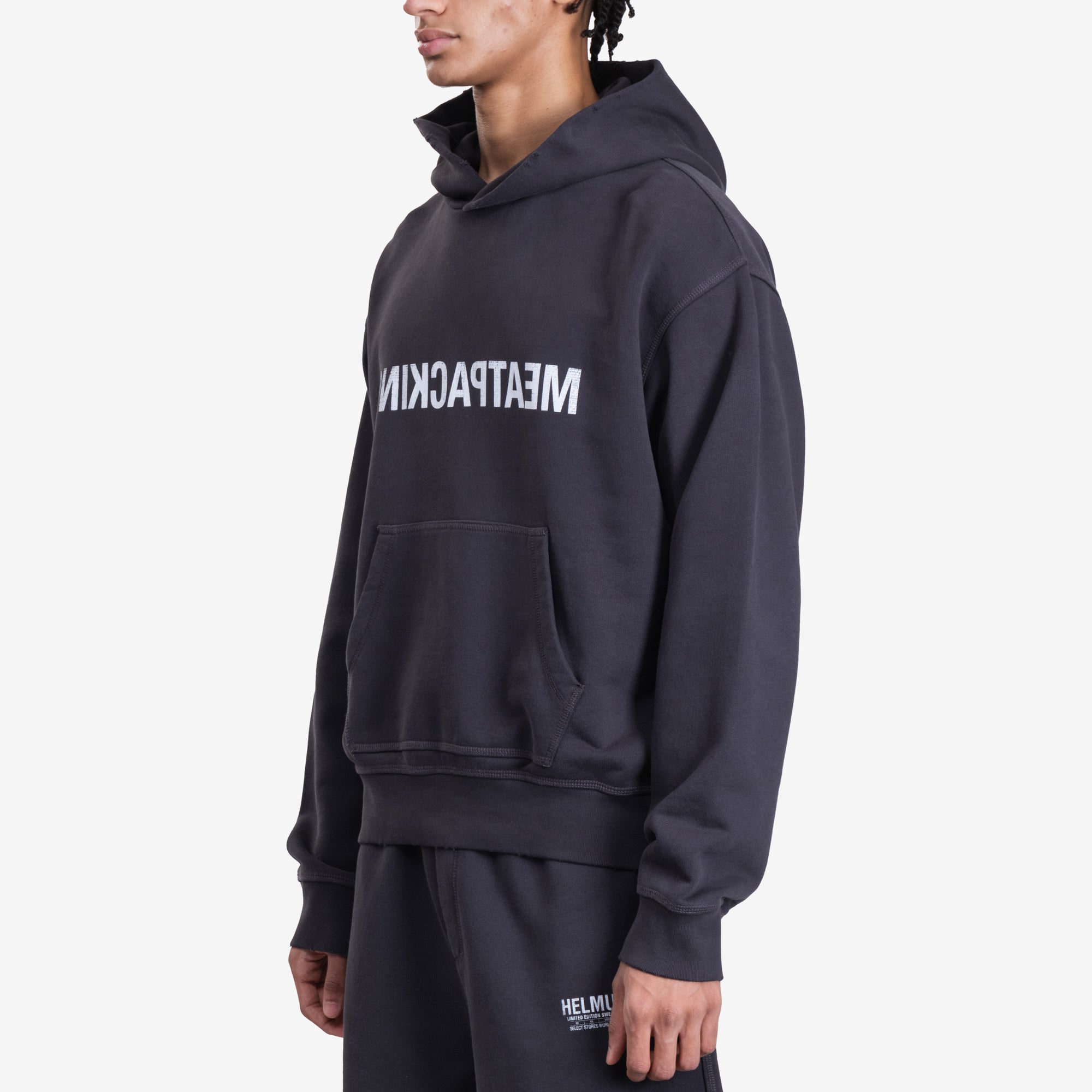 Helmut Lang Meatpacking Hoody Ash - 3