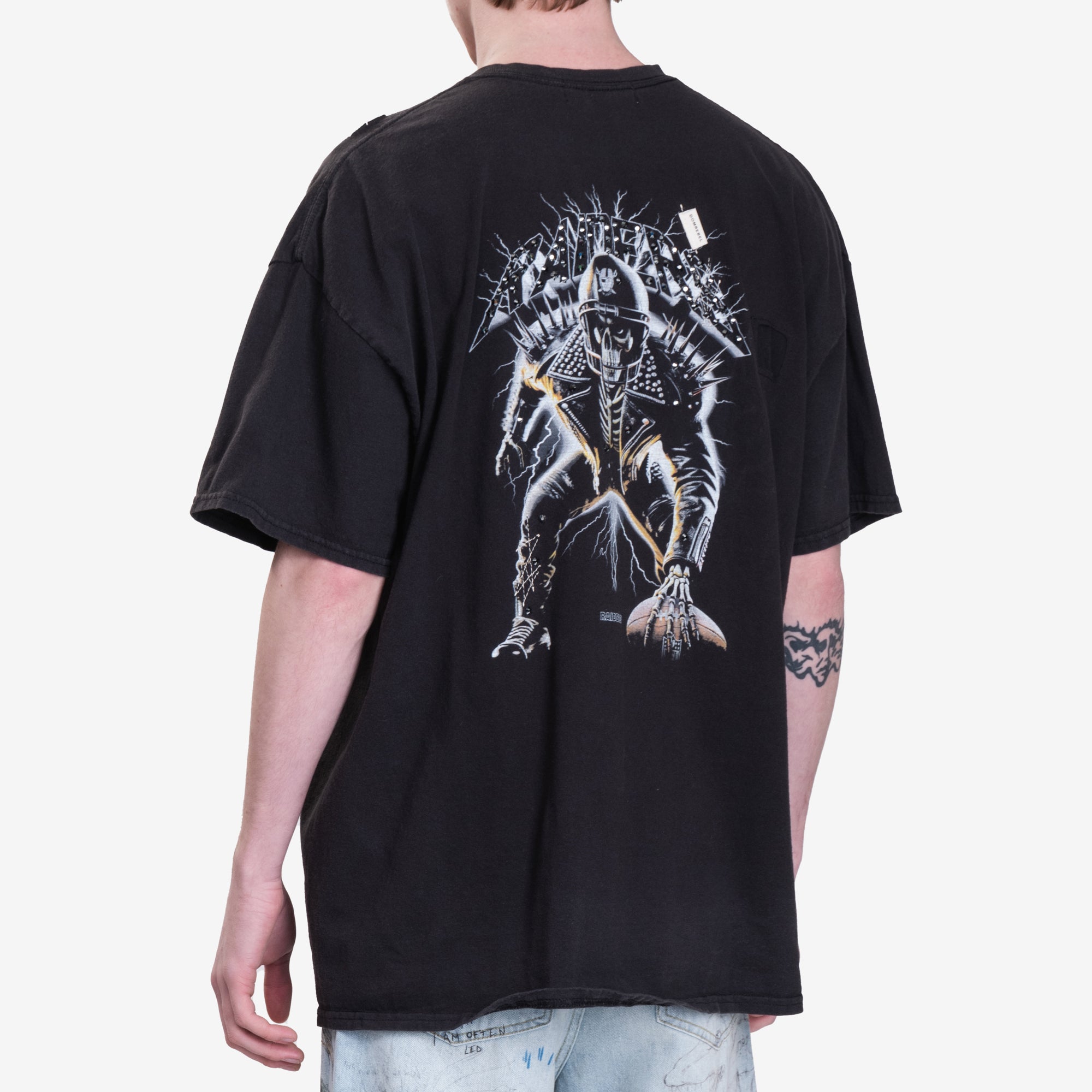 Dom Rebel Raiders Vintage T-Shirt Black - 4