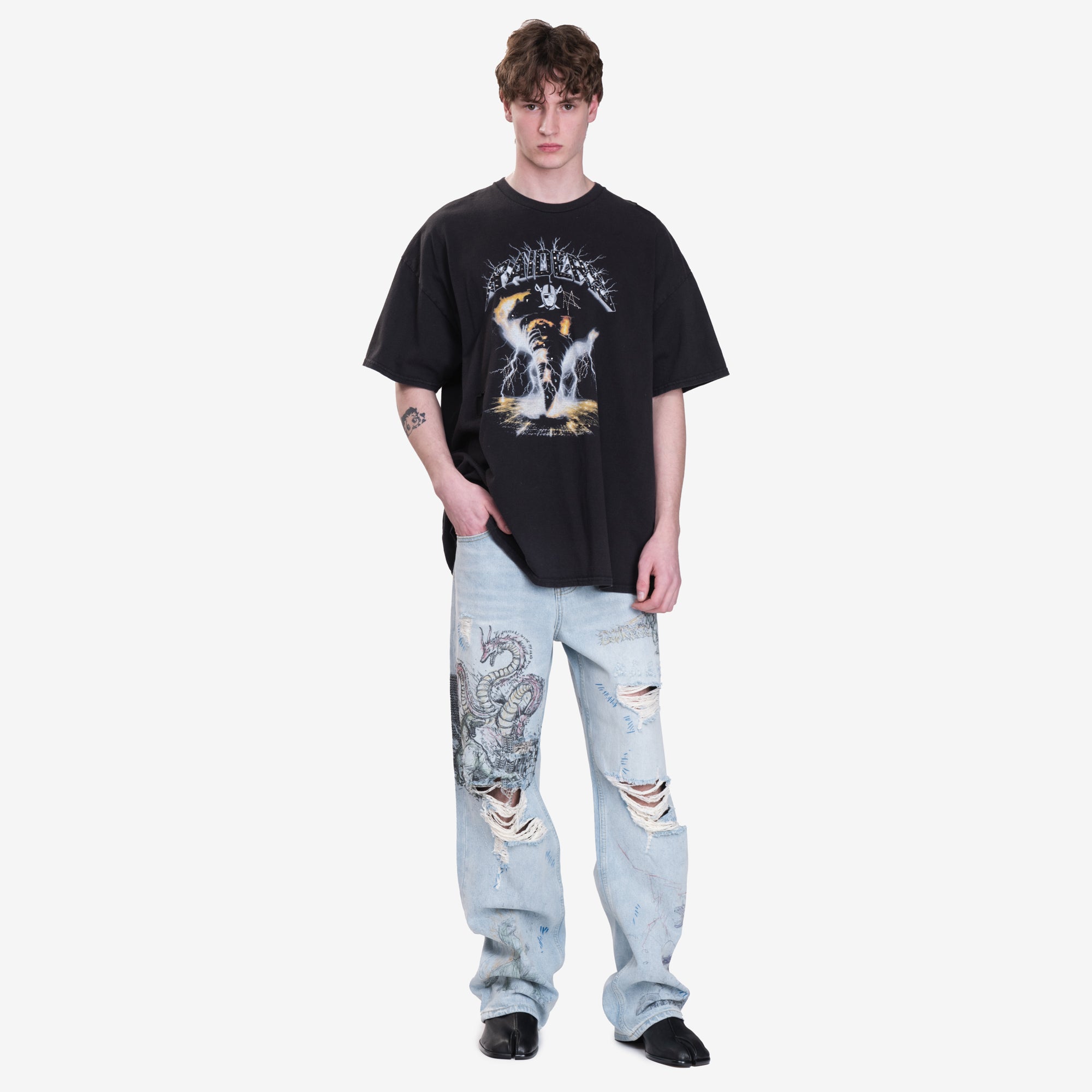 Dom Rebel Raiders Vintage T-Shirt Black - 2