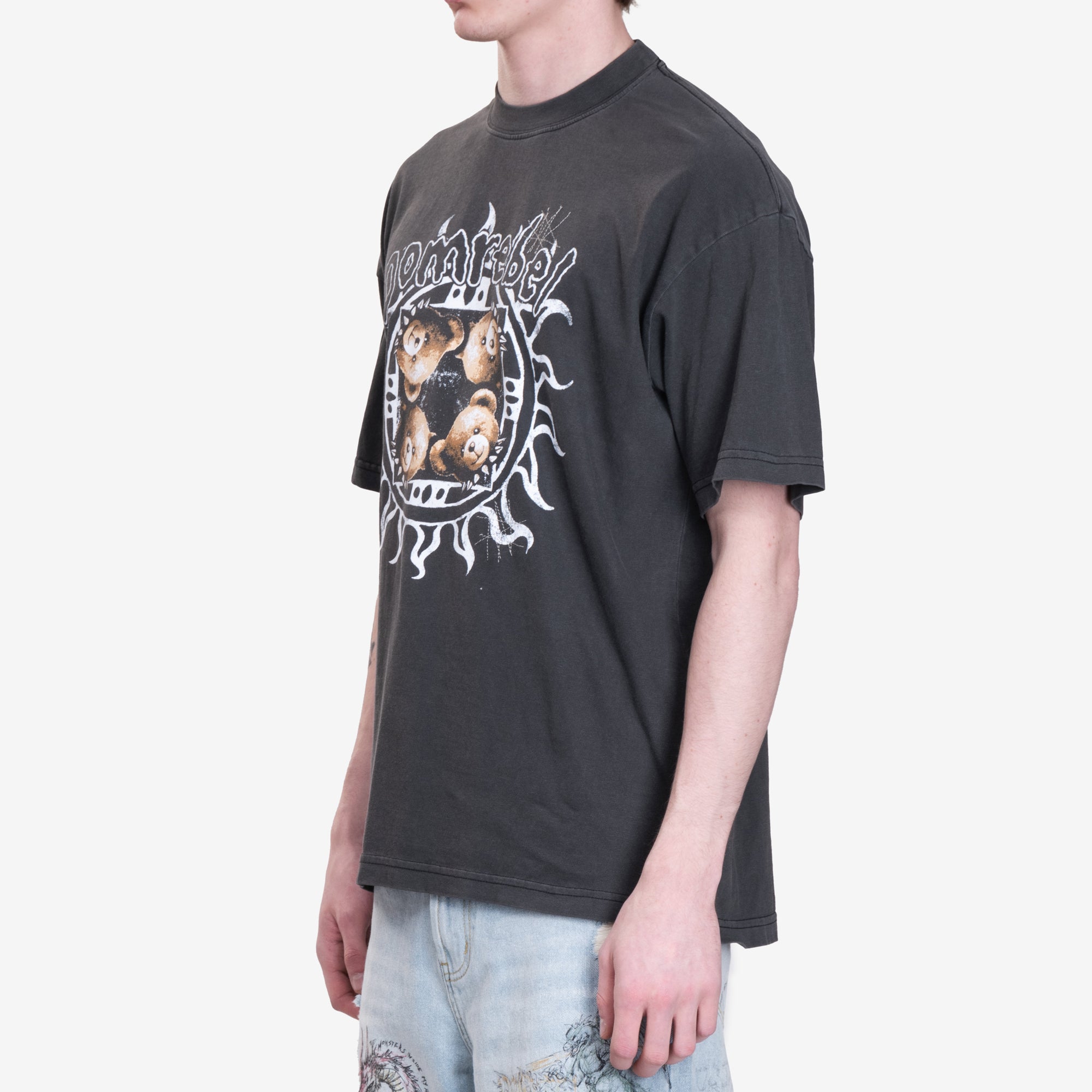 Dom Rebel Sungaze T-Shirt Faded Black - 3