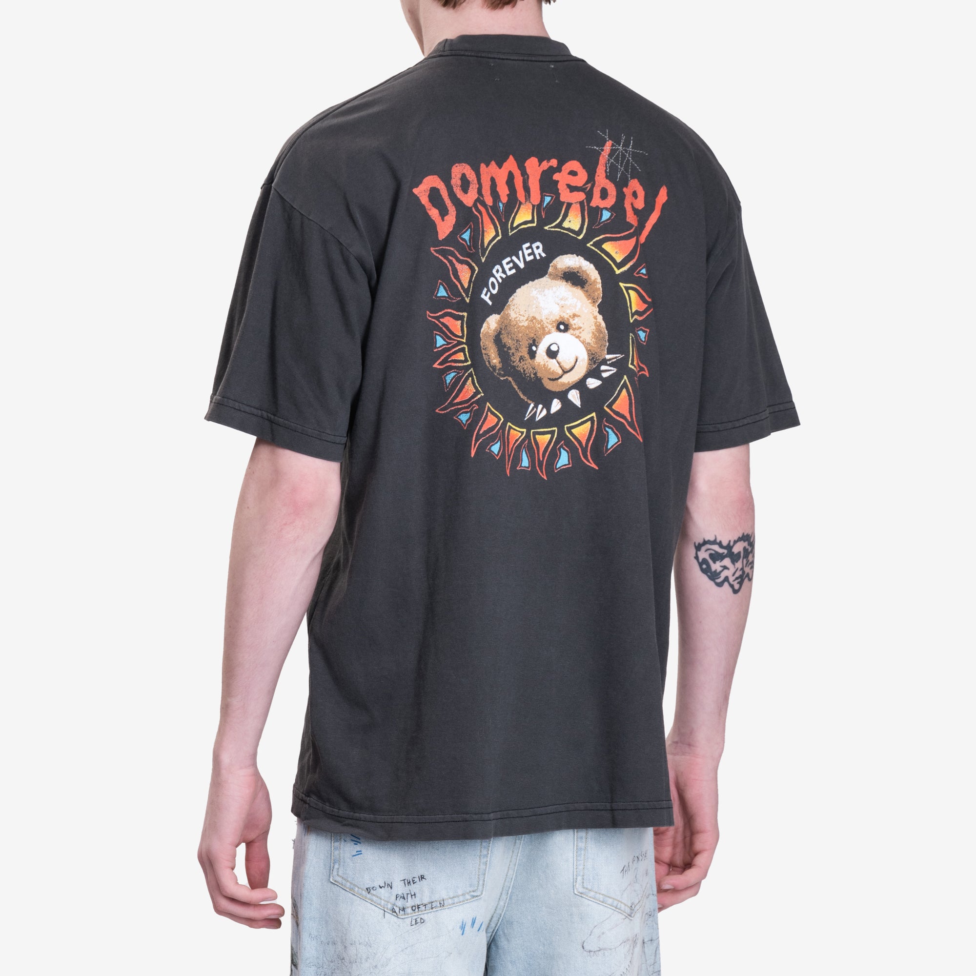 Dom Rebel Sungaze T-Shirt Faded Black - 4