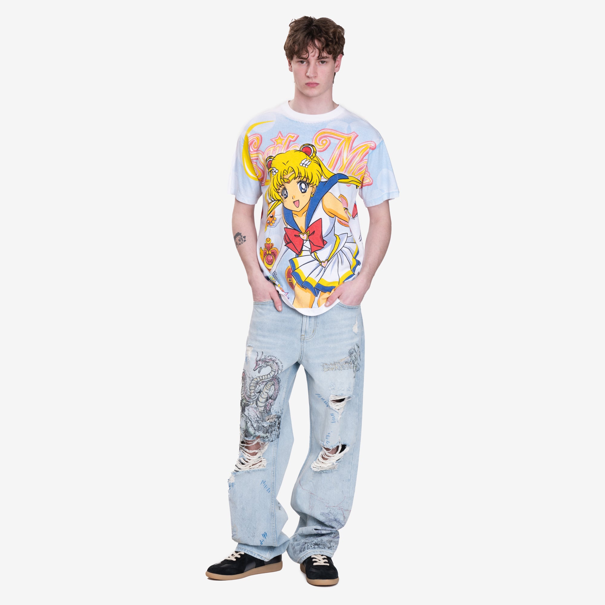 Earthling VIP Sailor Moon Vintage T-Shirt White - 2