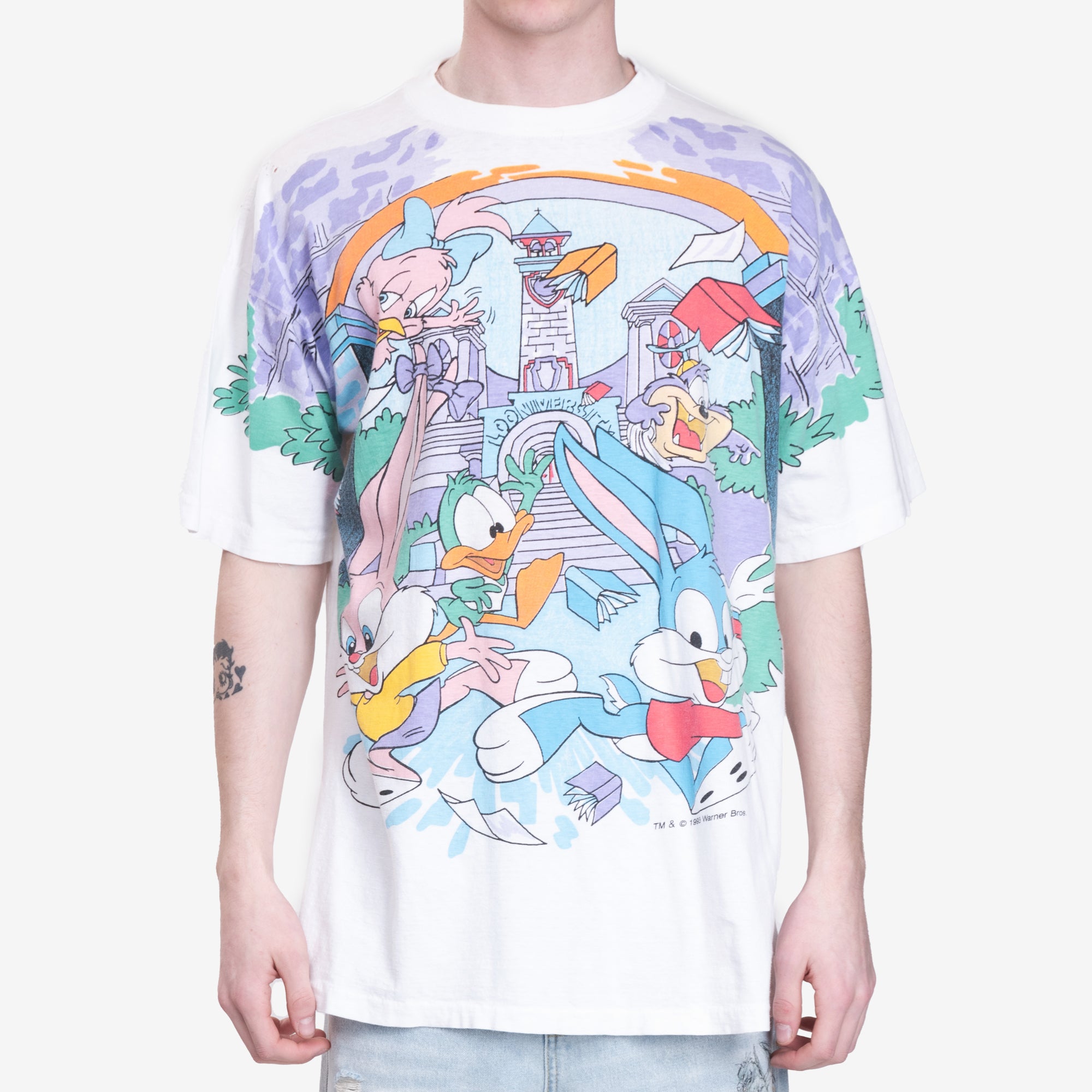 Earthling VIP Tiny Toons Vintage T-Shirt White - 4
