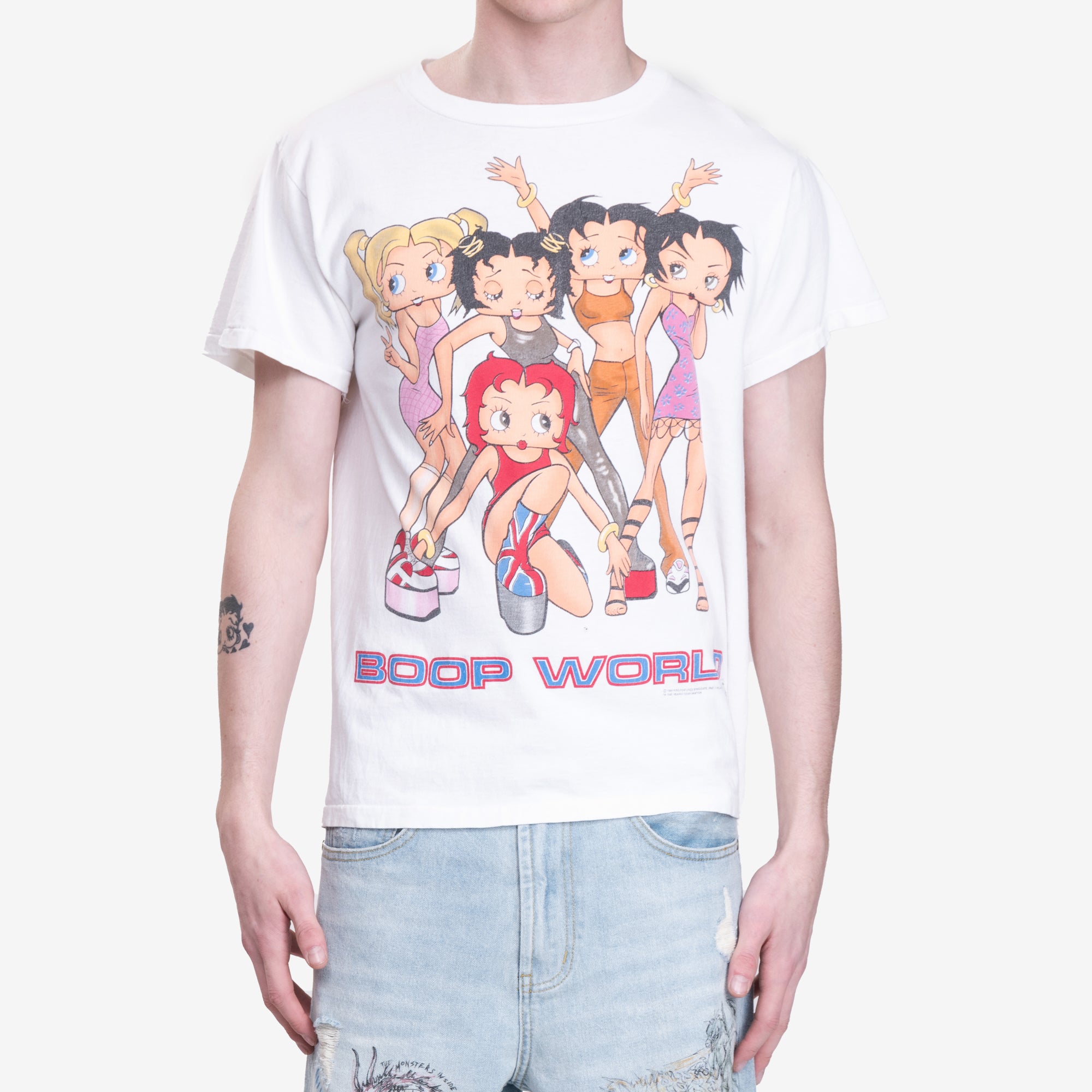 Earthling VIP Boop World Vintage T-Shirt White - 4