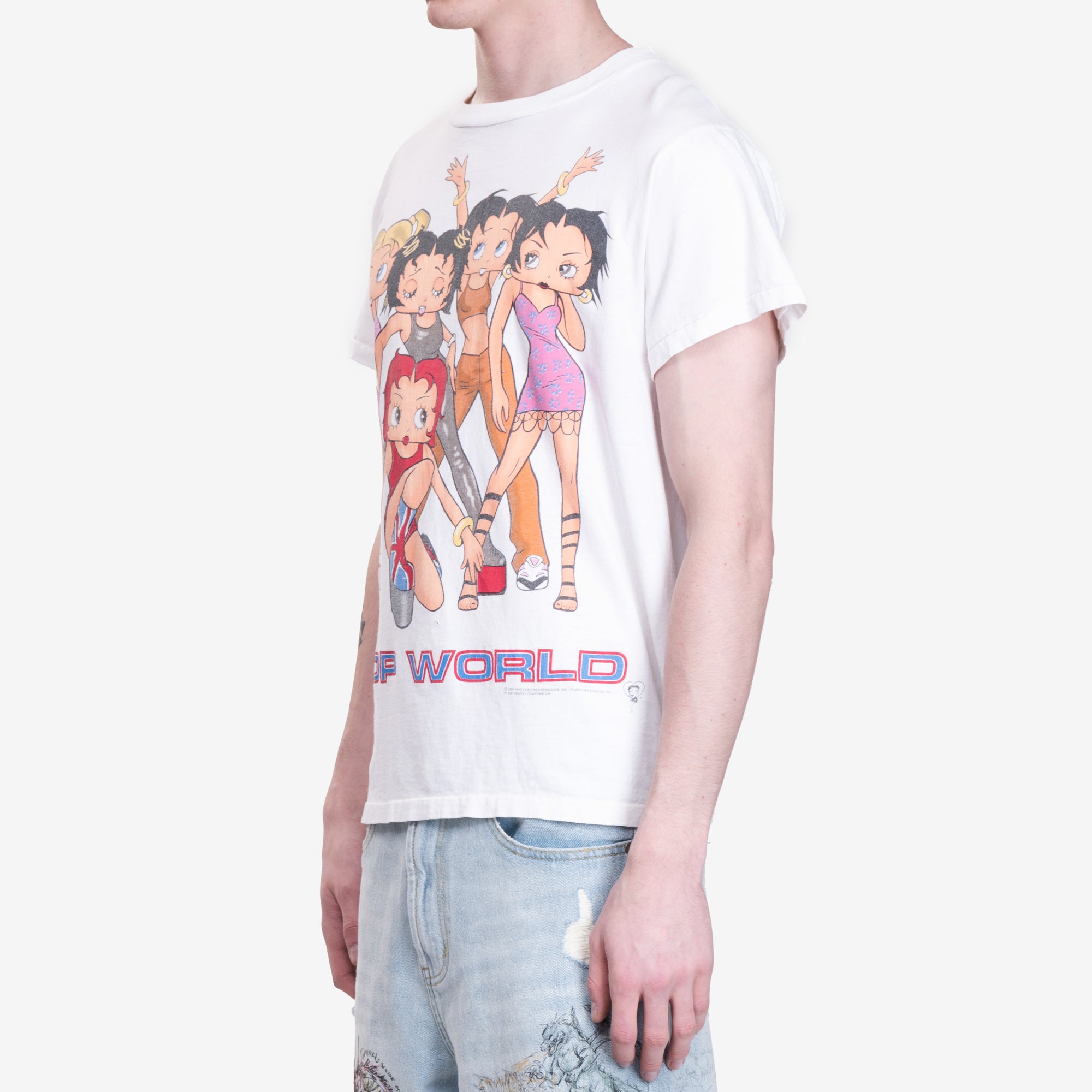 Earthling VIP Boop World Vintage T-Shirt White - 5