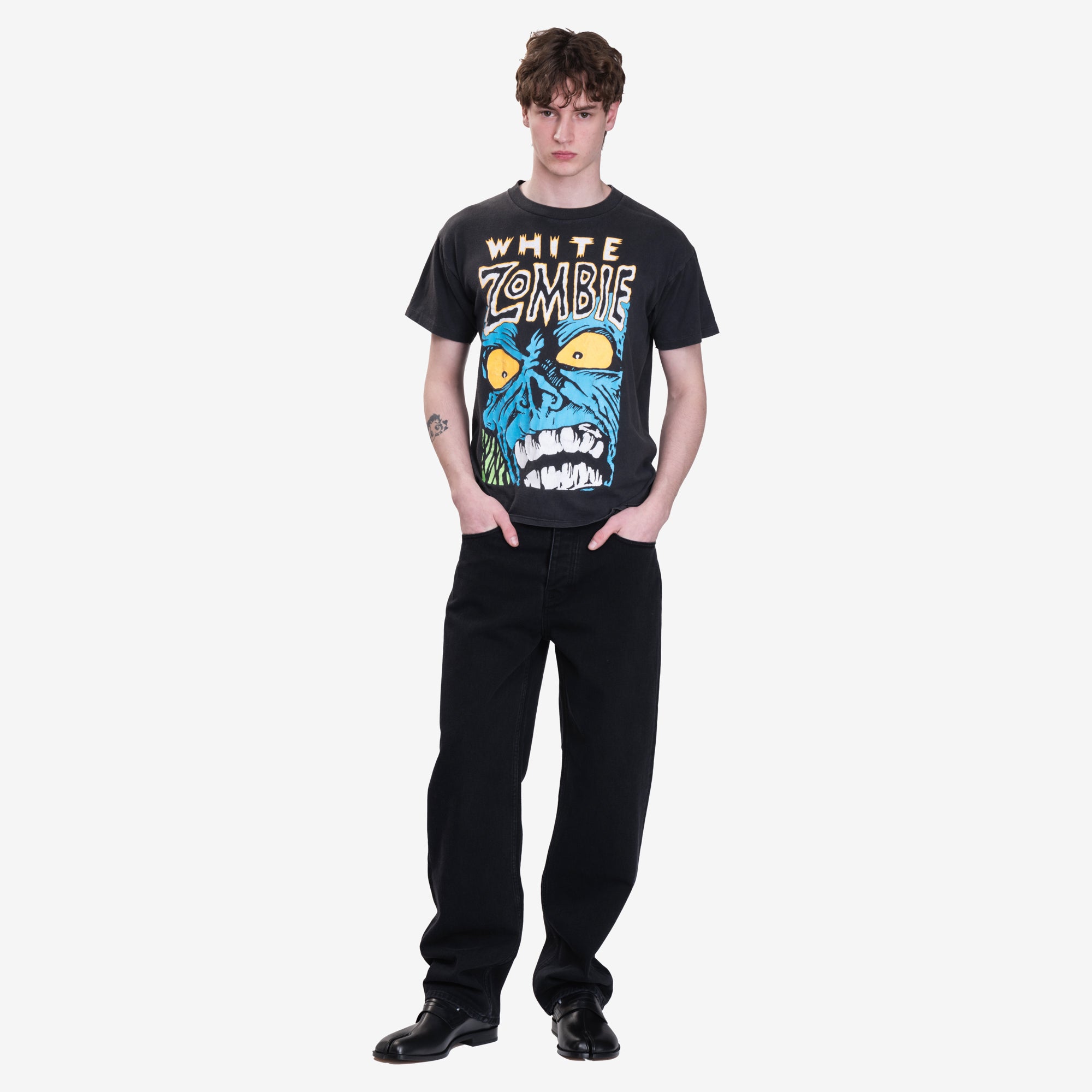 Earthling VIP White Zombie Vintage T-Shirt Black - 2