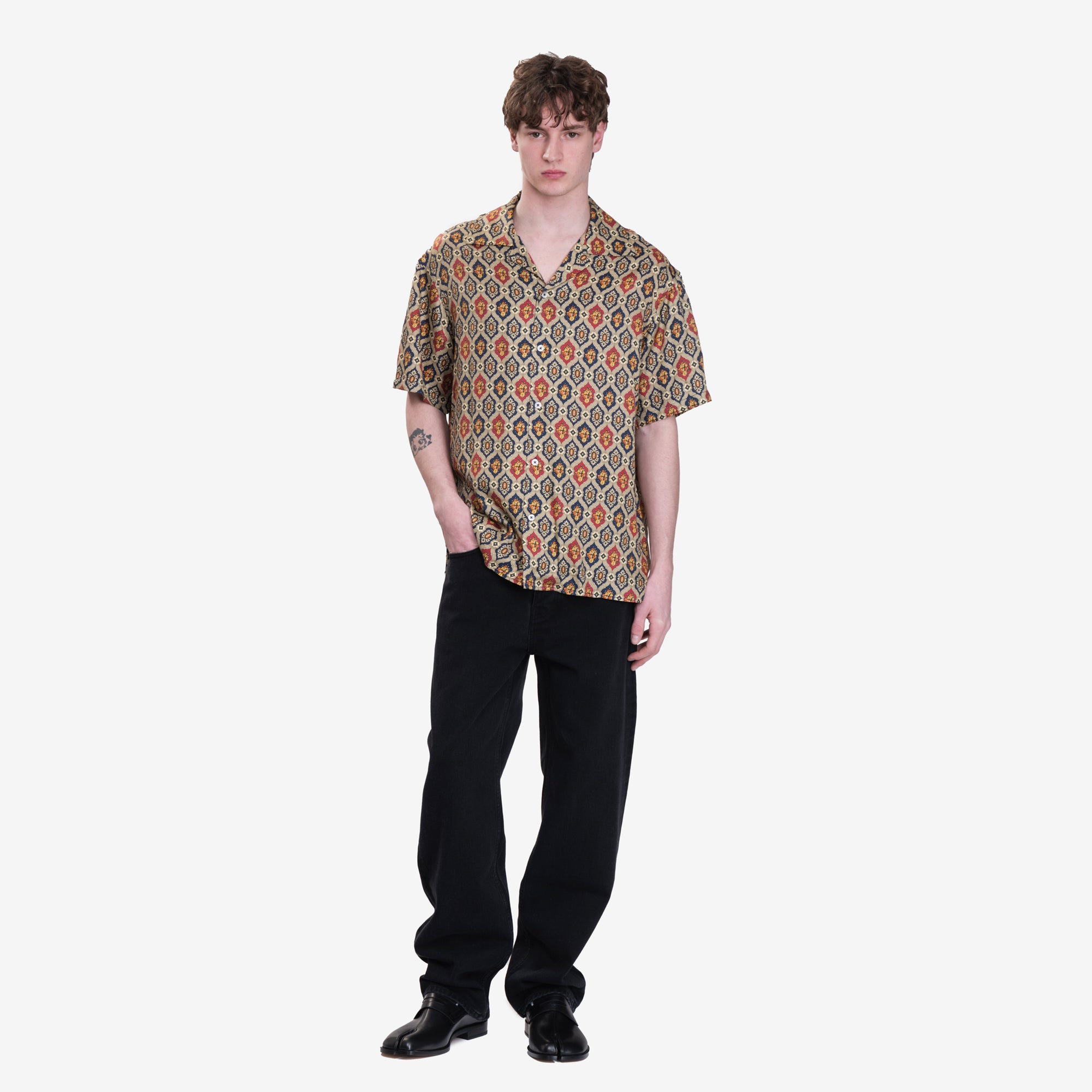 Drôle de Monsieur Le Chemise Ornements Brown - 2
