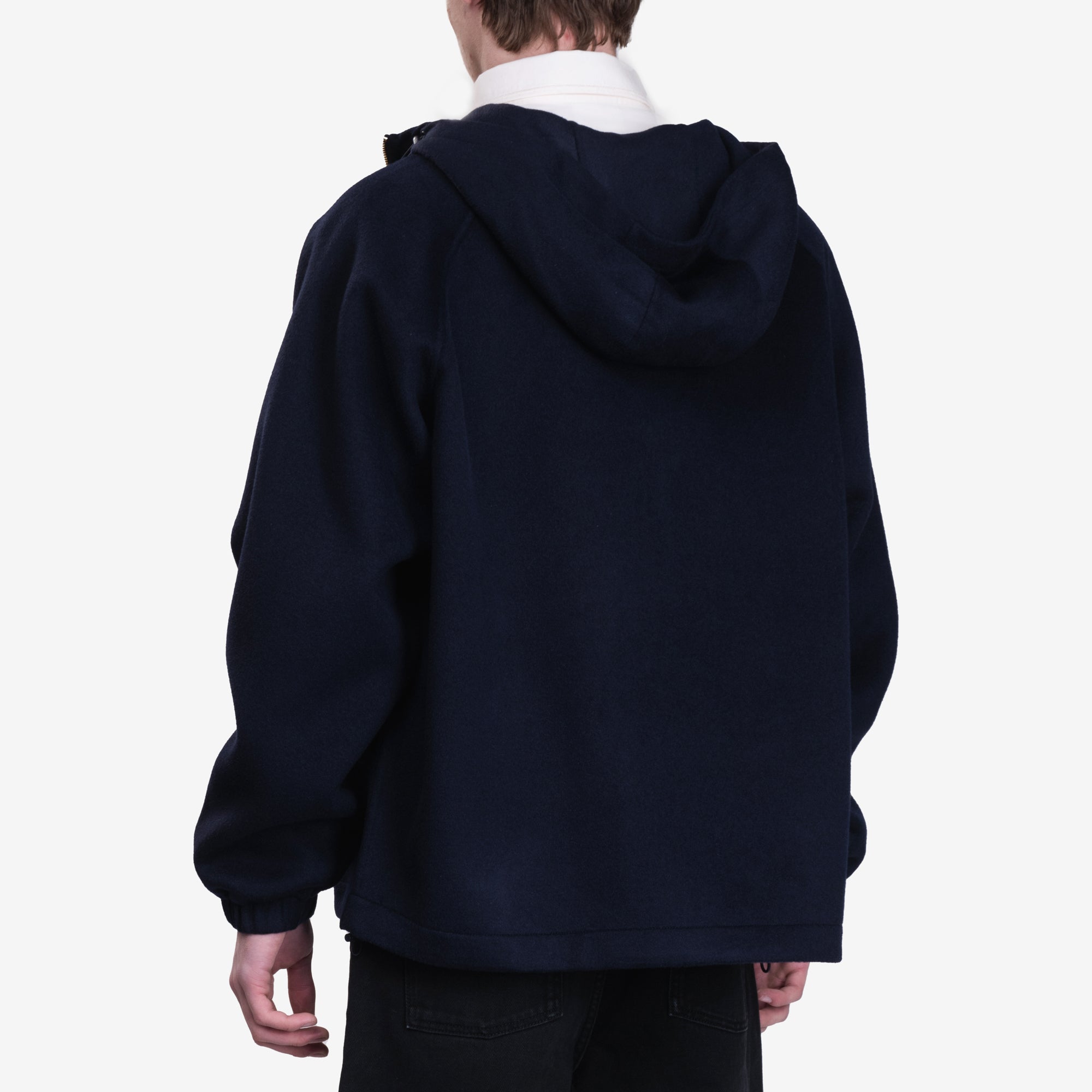 Drôle de Monsieur La Veste a Capuche Laine Navy - 4