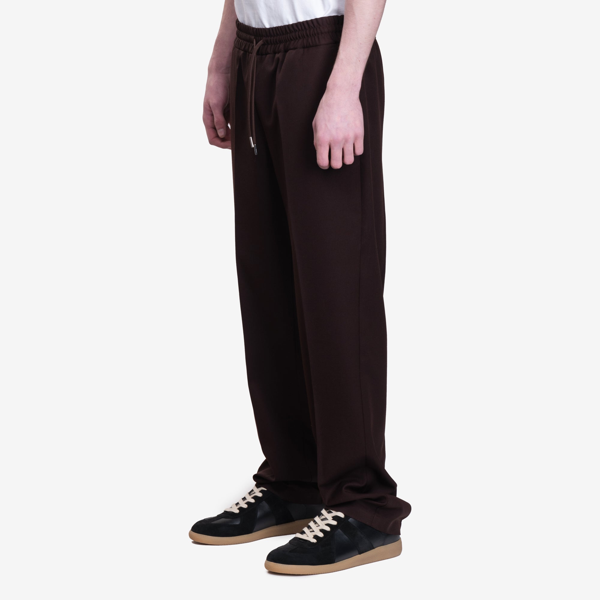 Drôle de Monsieur Le Pantalon Droit Laine Dark Brown - 3