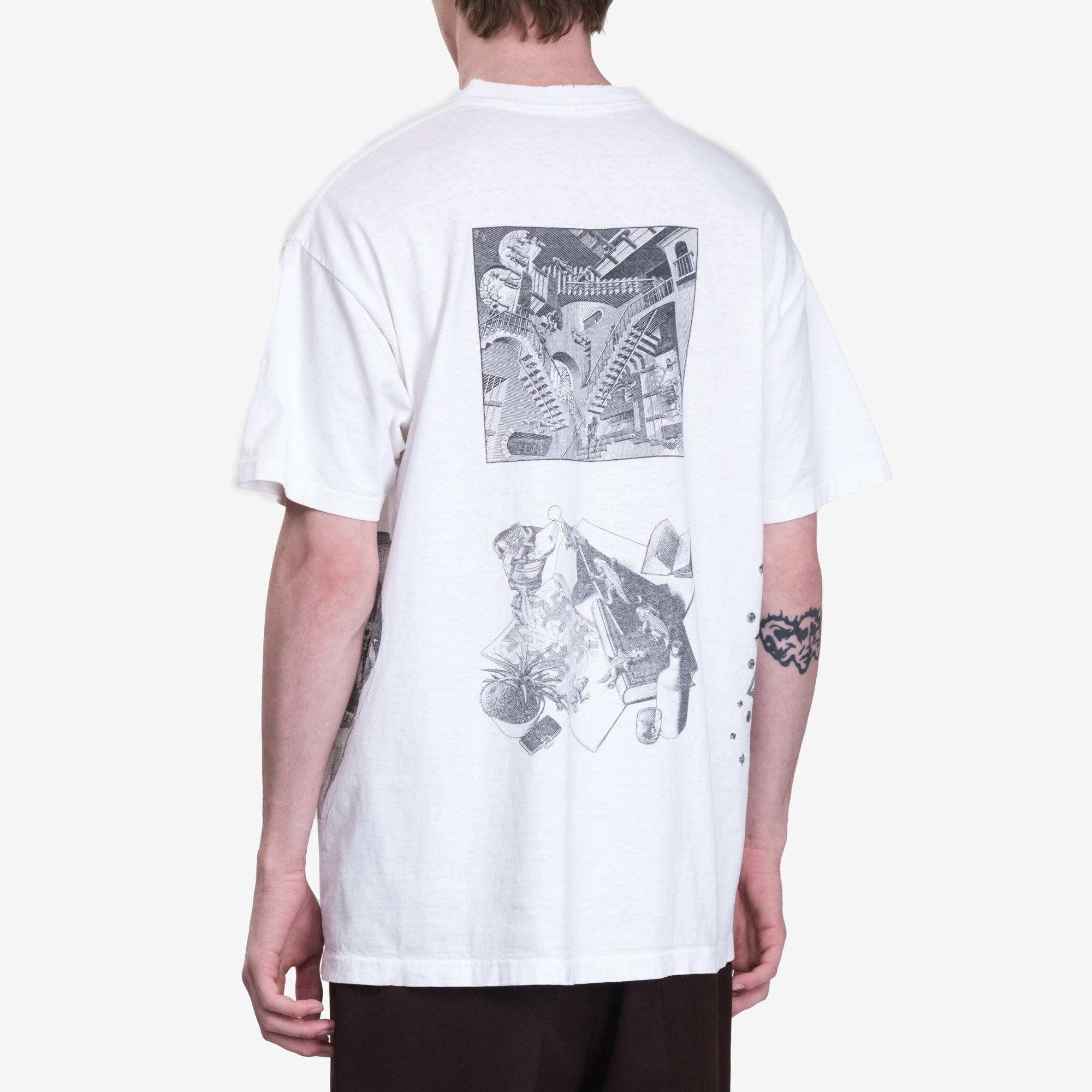 Earthling VIP MC Escher Vintage T-Shirt White - 6