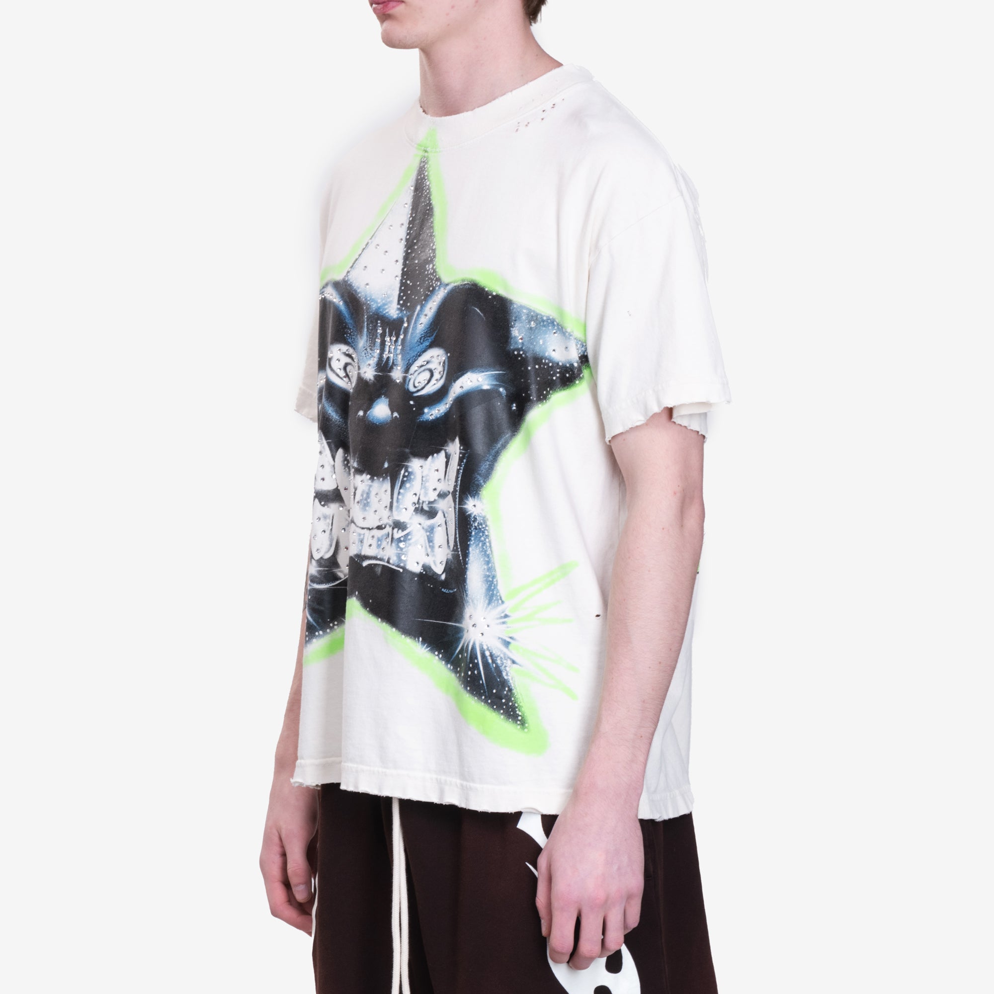 HELLSTAR Star T-Shirt White - 3