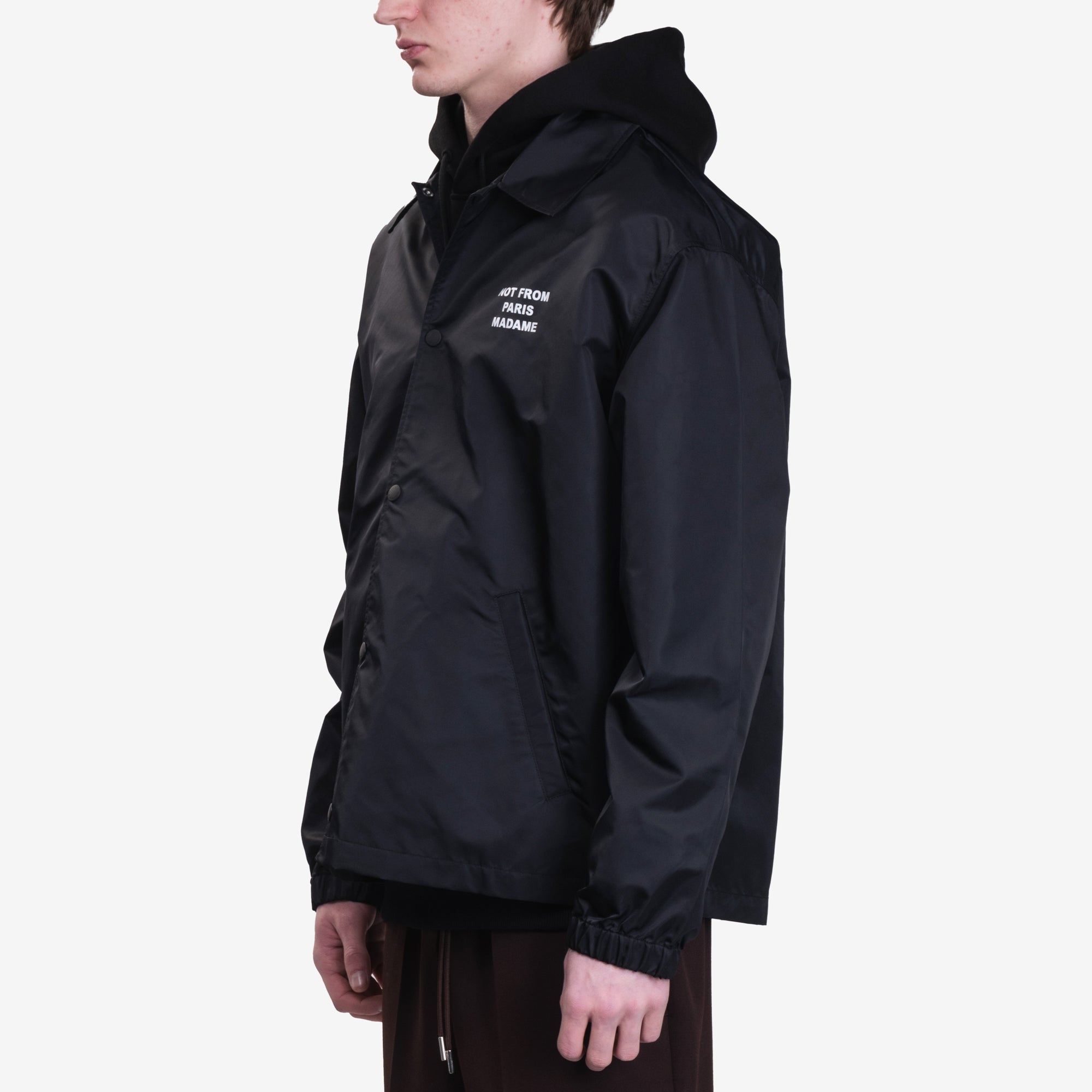 Drôle de Monsieur Le Veste Slogan Black - 3