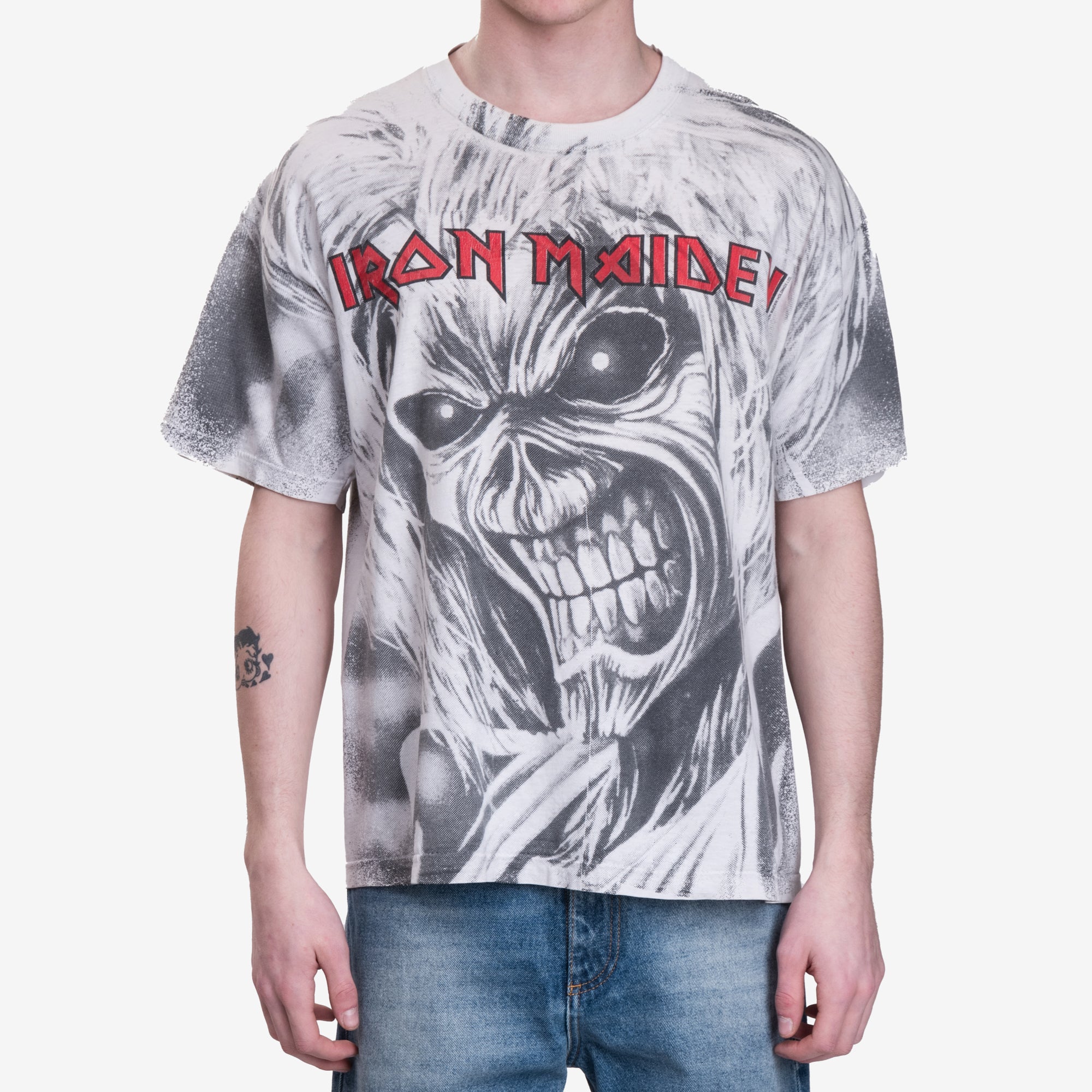 Earthling VIP Iron Maiden Vintage T-Shirt White - 4