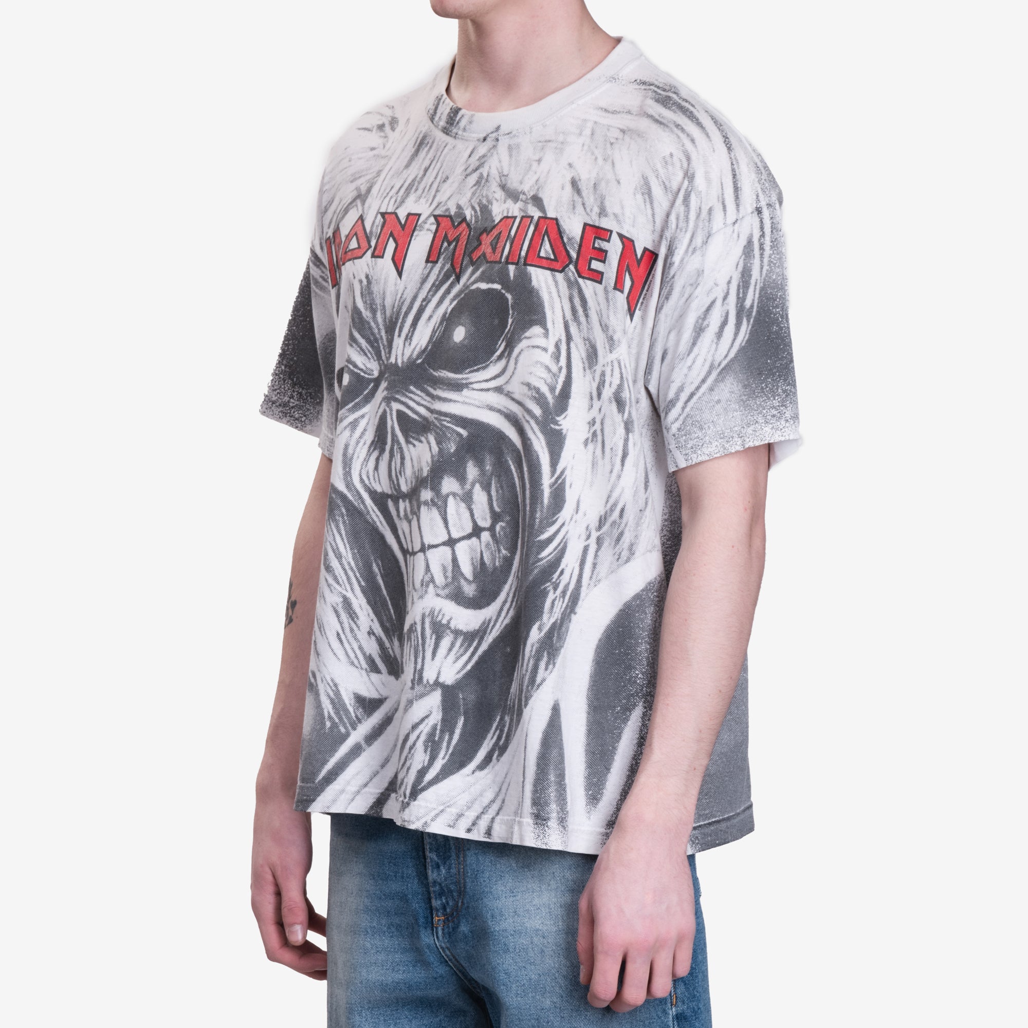 Earthling VIP Iron Maiden Vintage T-Shirt White - 5