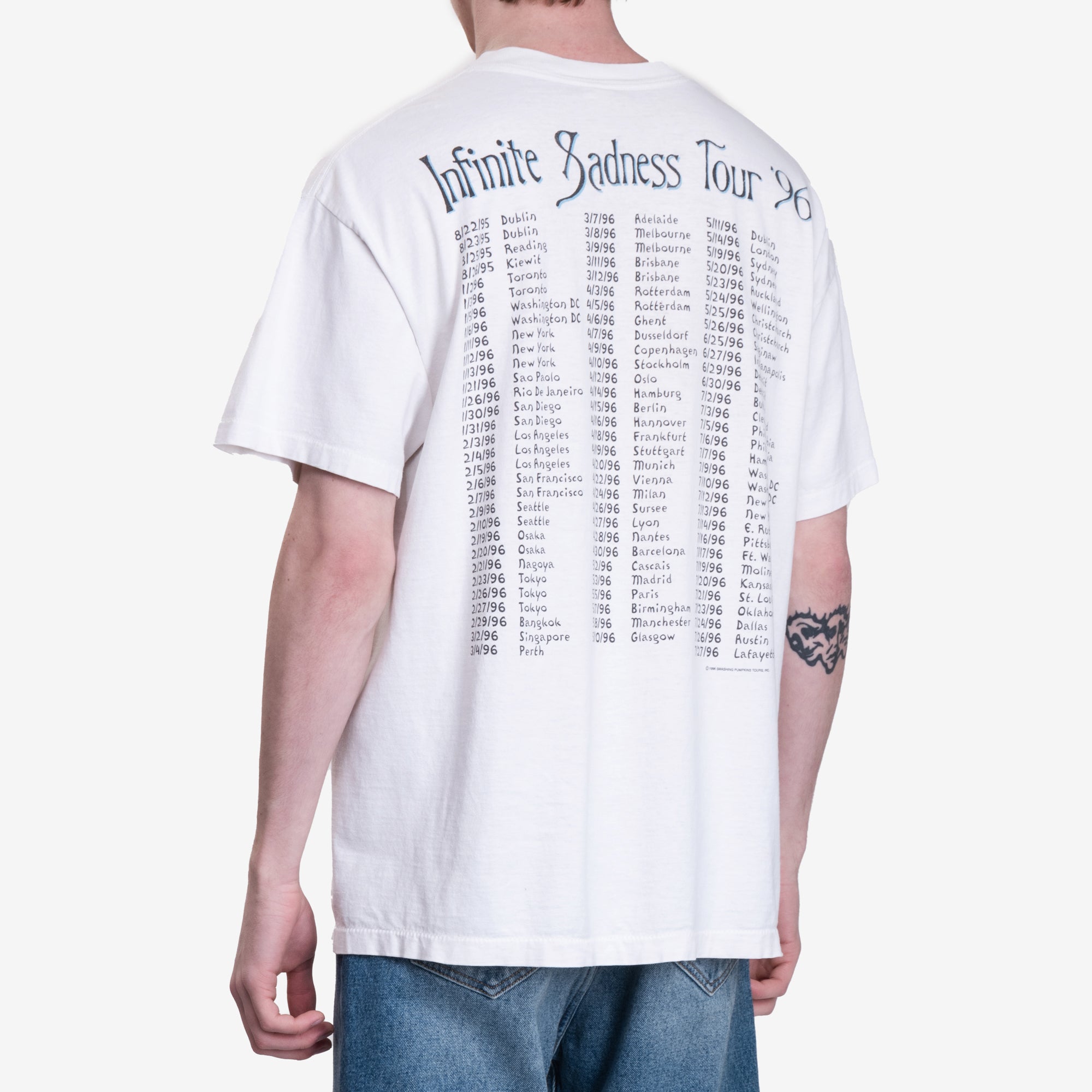 Earthling VIP Smashing Pumpkins Vintage T-Shirt White - 6