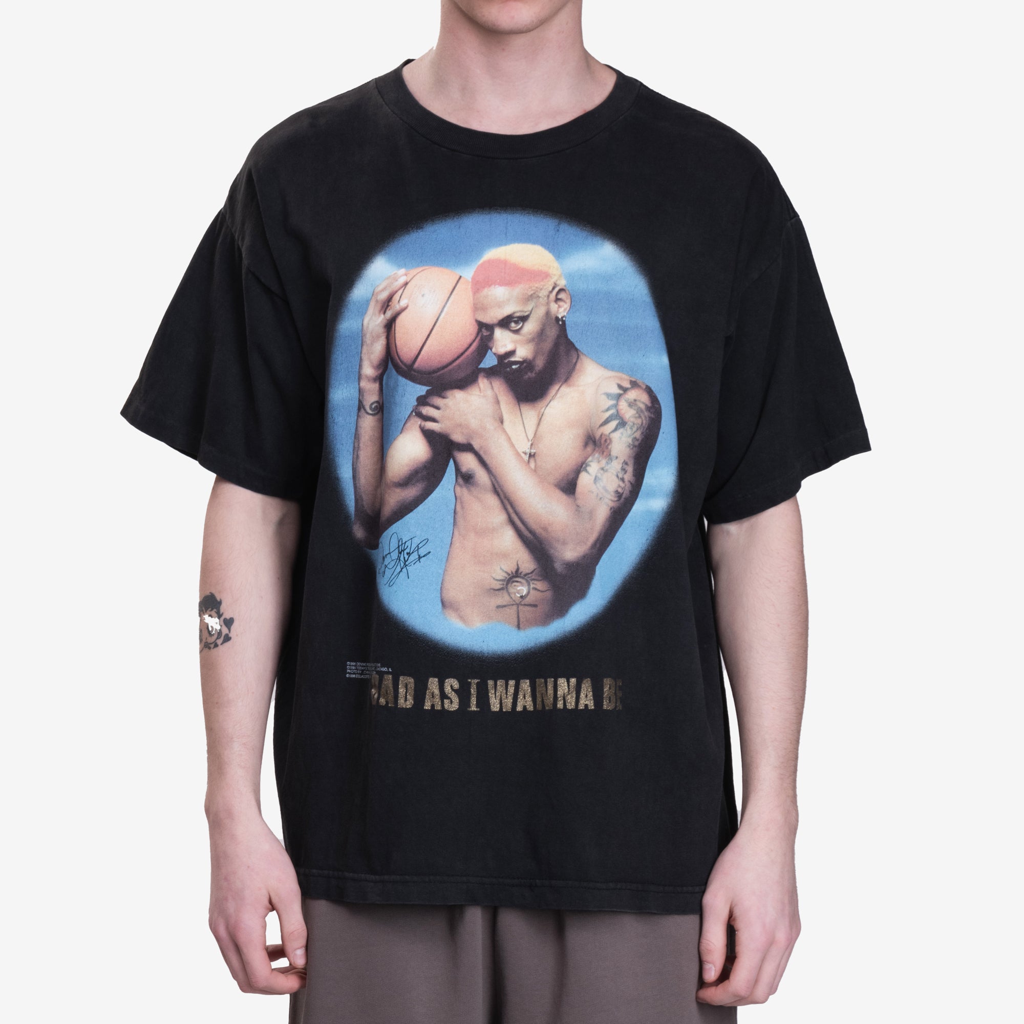 Earthling VIP Dennis Rodman Vintage T-Shirt Black - 1